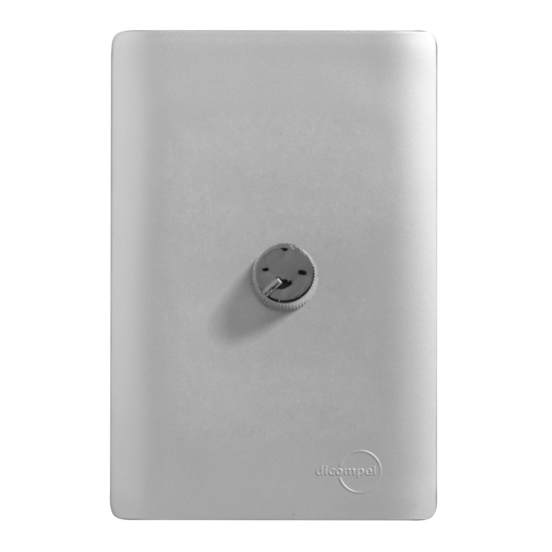Dimmer Rotativo 1A 220V 400W 4x2 Aço Dicompel