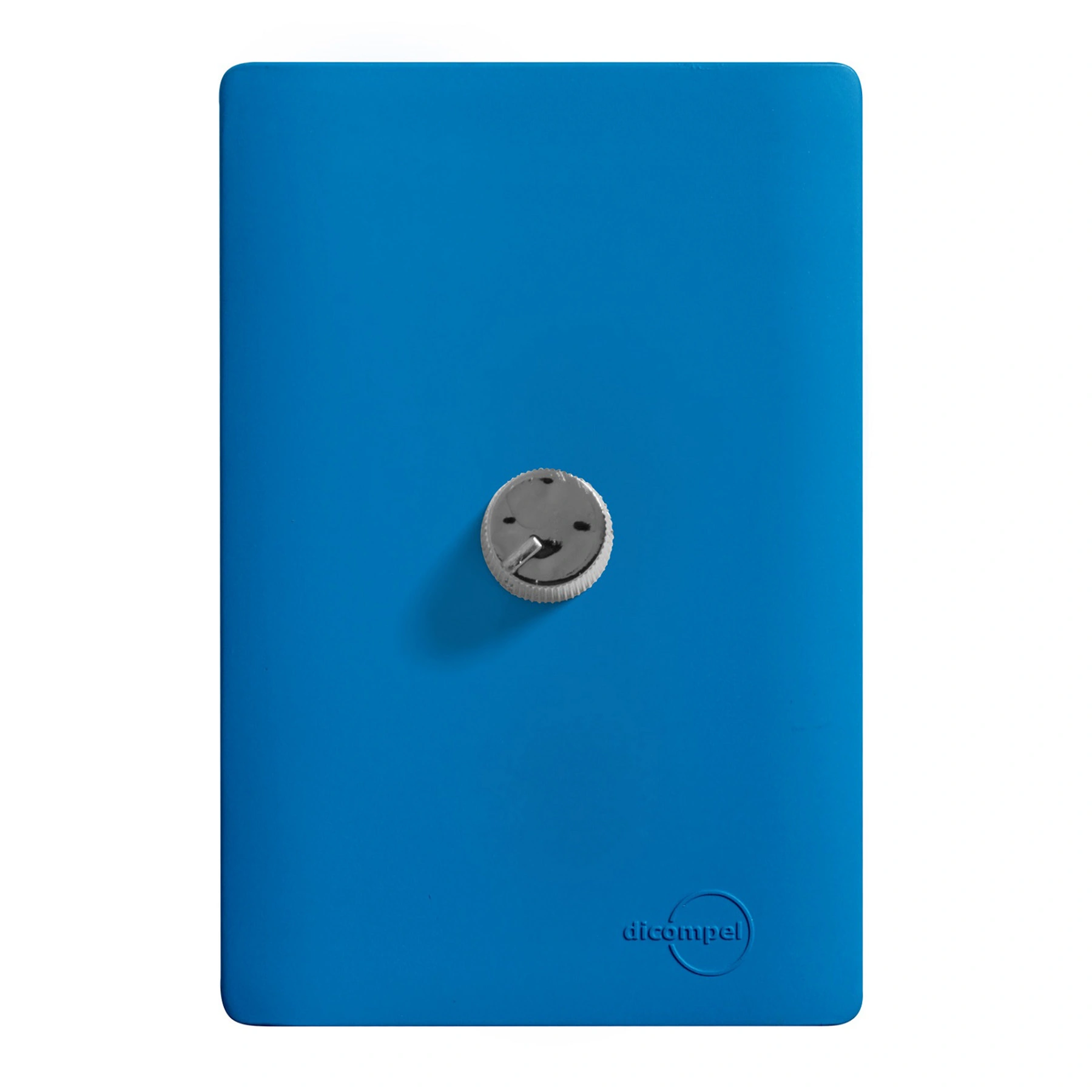 Dimmer Rotativo 1A 220V 400W 4X2 Azul Fosco Dicompel