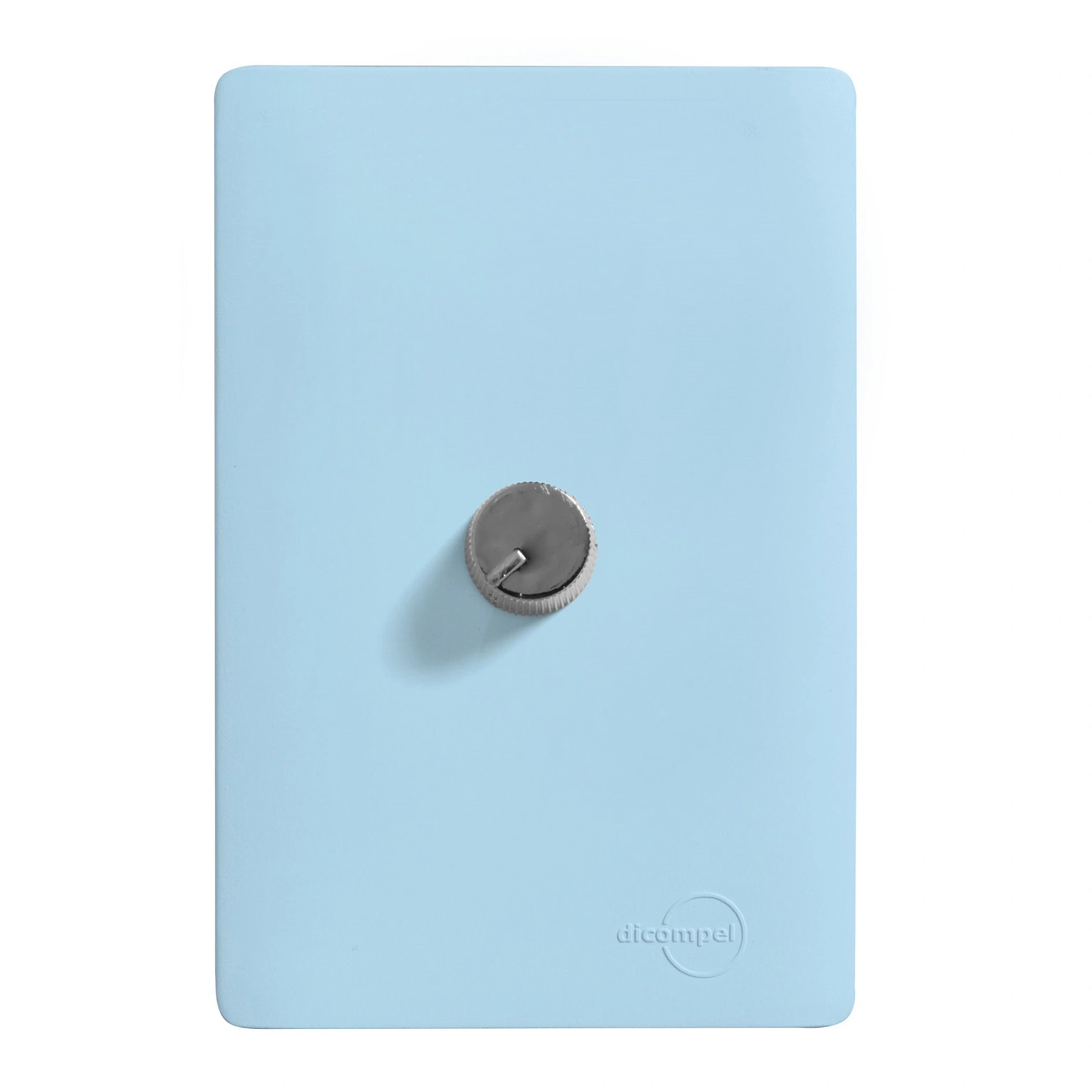 Dimmer Rotativo 1A 127V 200W 4x2 Celeste Dicompel