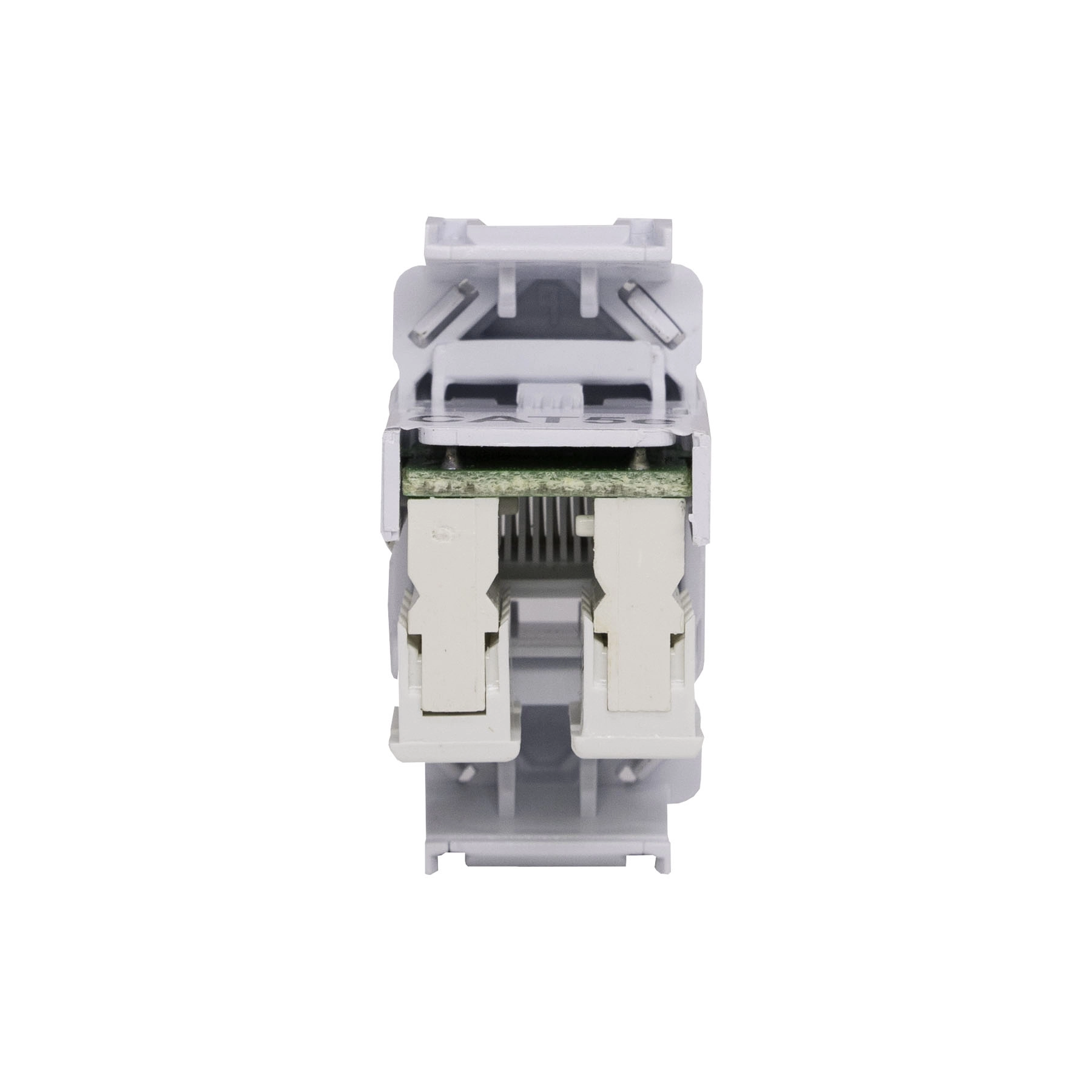 Módulo de Tomada de Informática RJ45 Branco/Ouro Rose Novara Dicompel