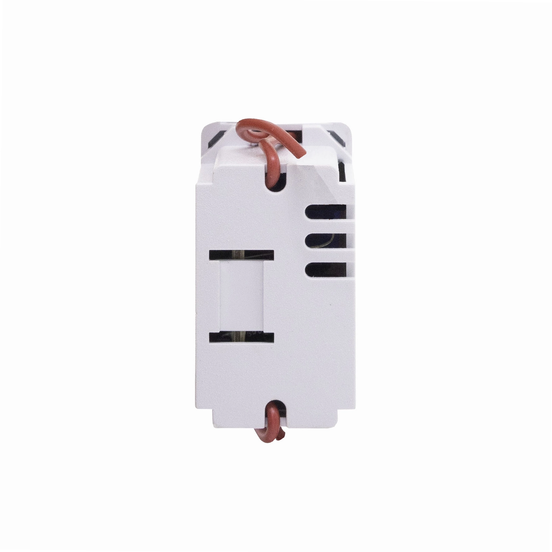 Módulo de Campainha Cigarra Bivolt Branco/Ouro Rose Novara Dicompel