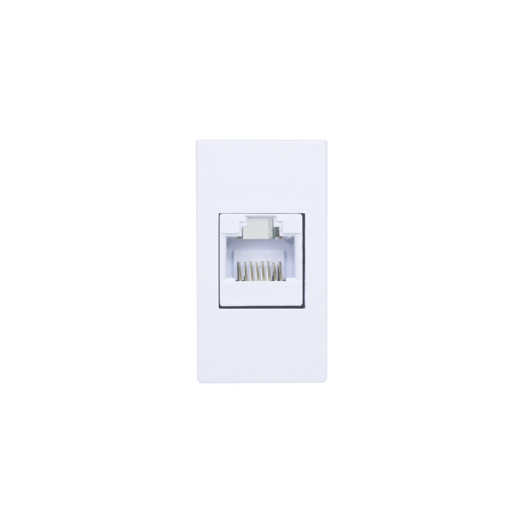 Módulo com 1 Tomada RJ45 Branco Brilhante Madrid Lexman