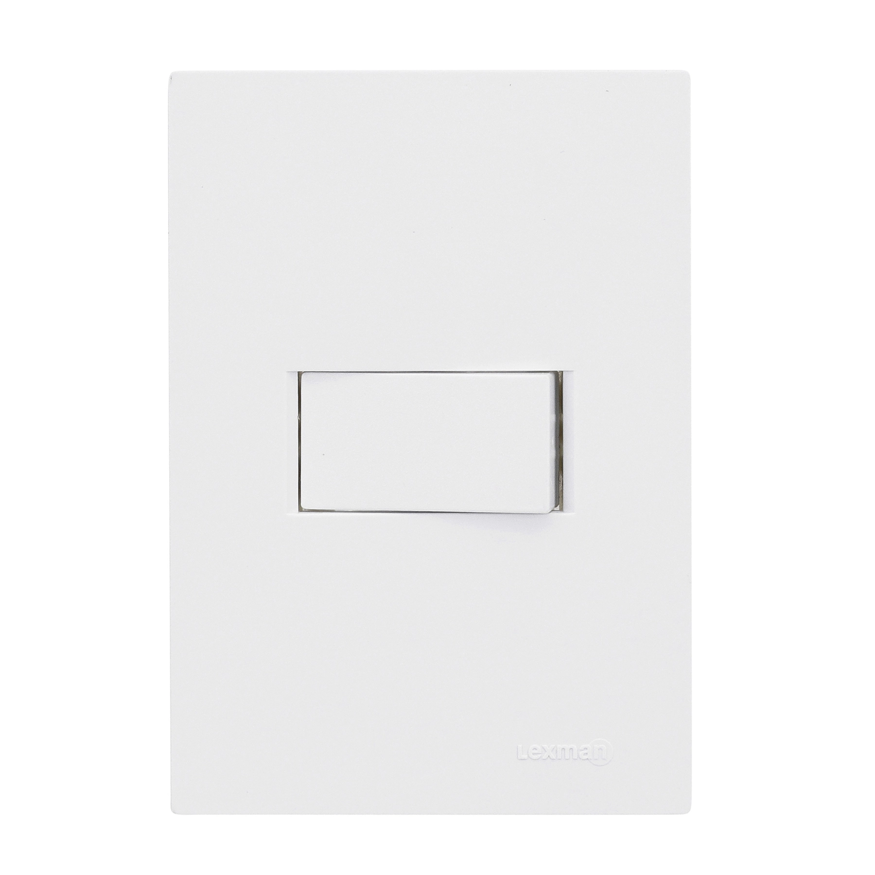 Conjunto Interruptor Paralelo com Suporte 4x2 ABS Branco Fosco Madrid Lexman