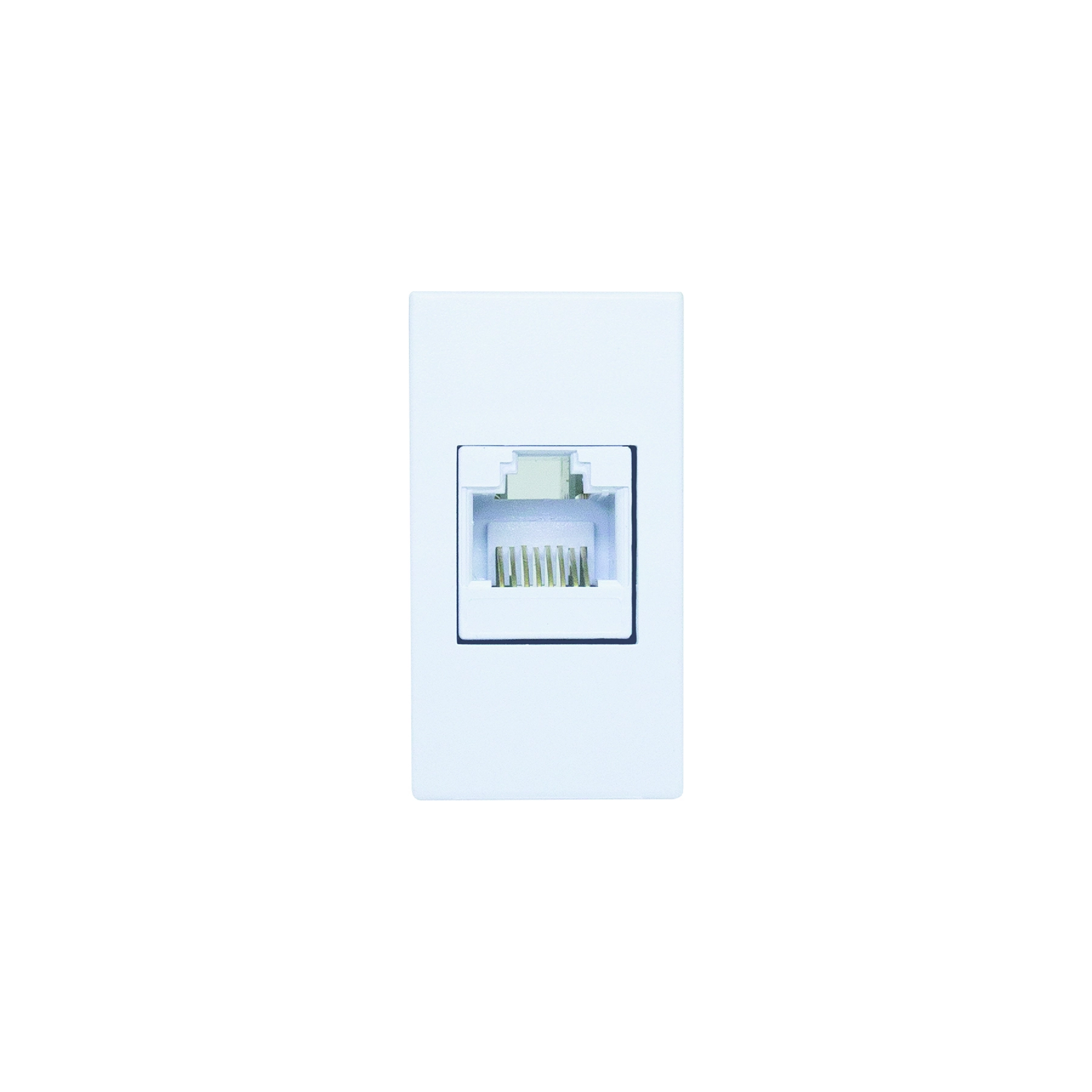 Módulo com 1 Tomada RJ45 Branco Fosco Madrid Lexman
