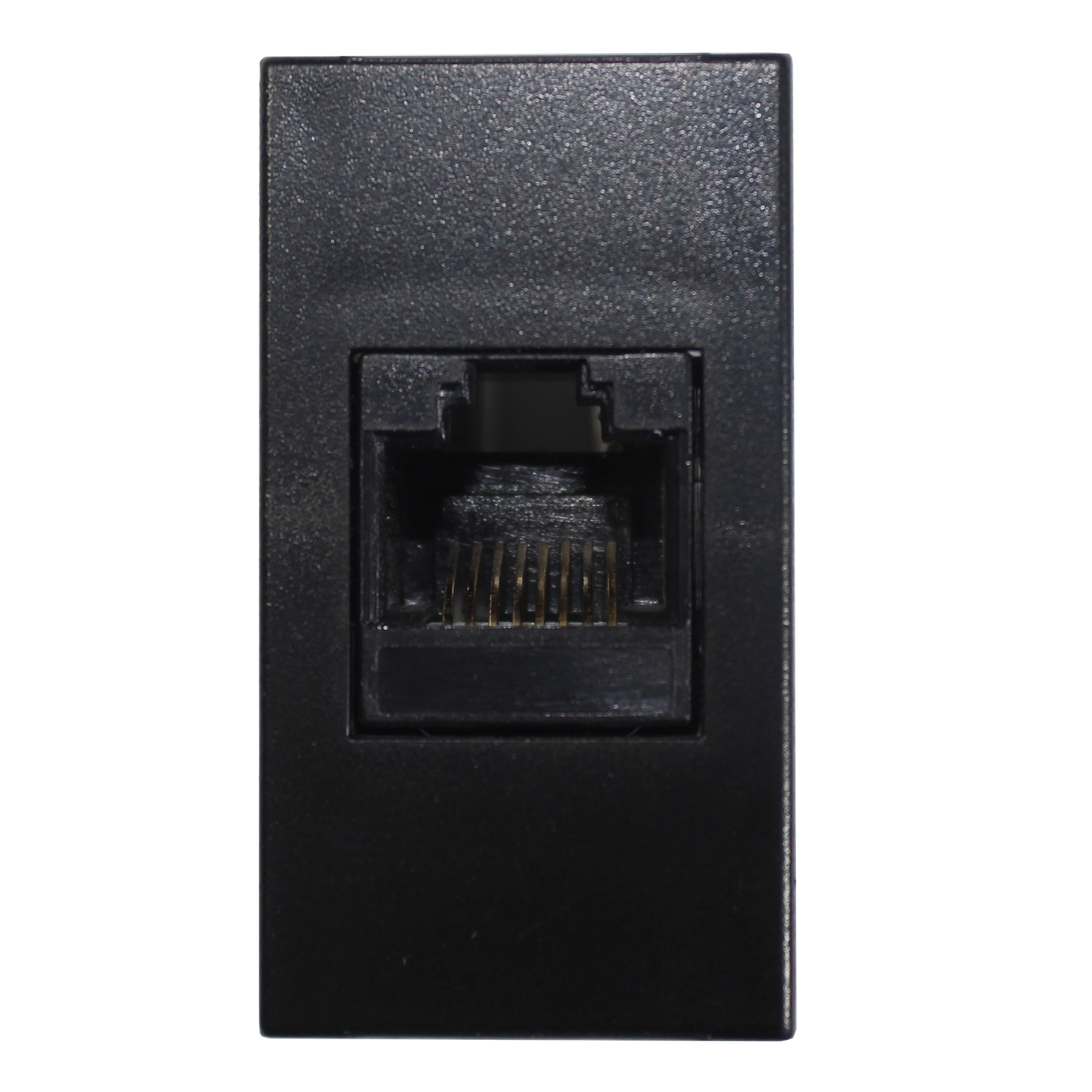Módulo com 1 Tomada RJ45 Preto Fosco Madrid Lexman