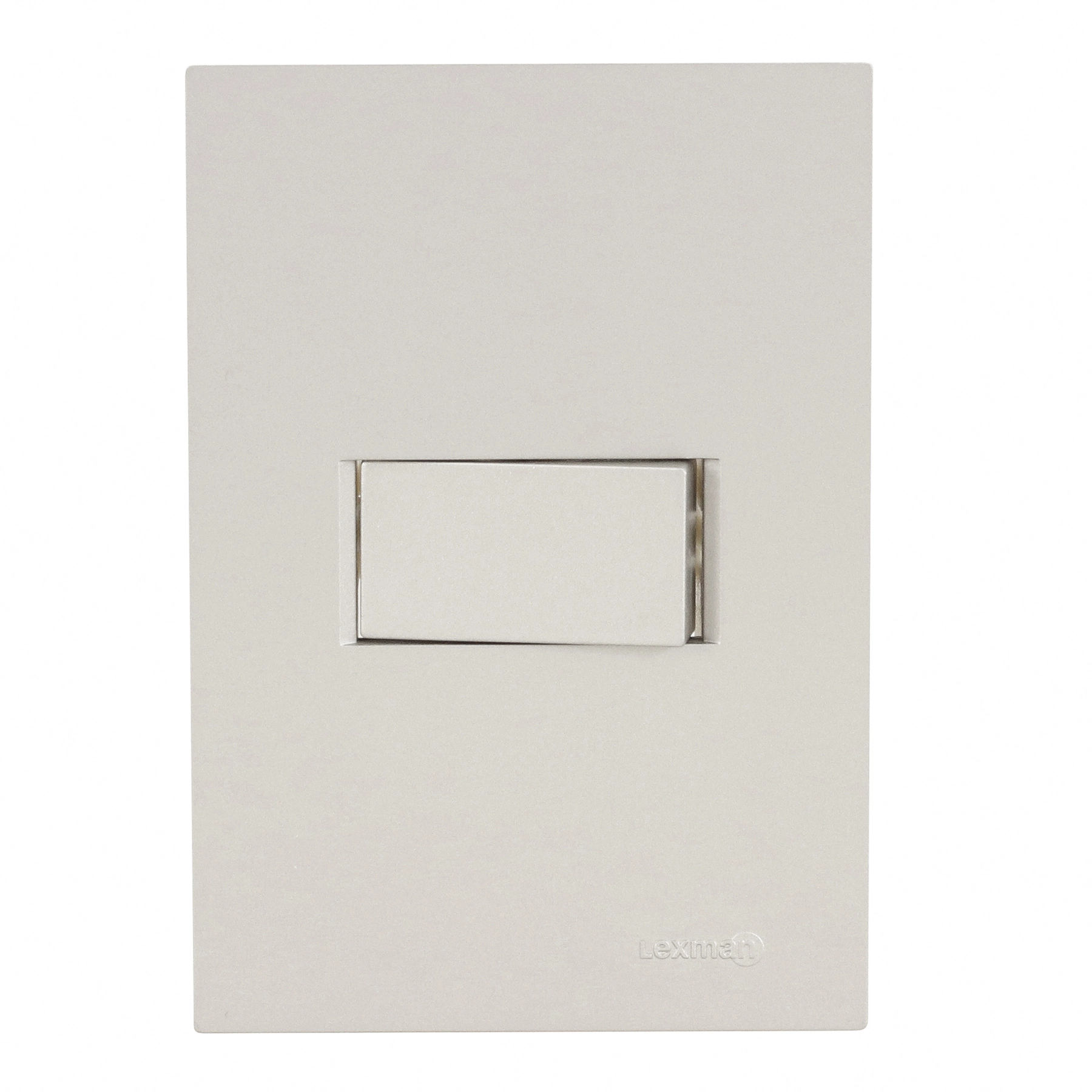Conjunto Interruptor Simples com Suporte 4x2 ABS Titanium Madrid Lexman