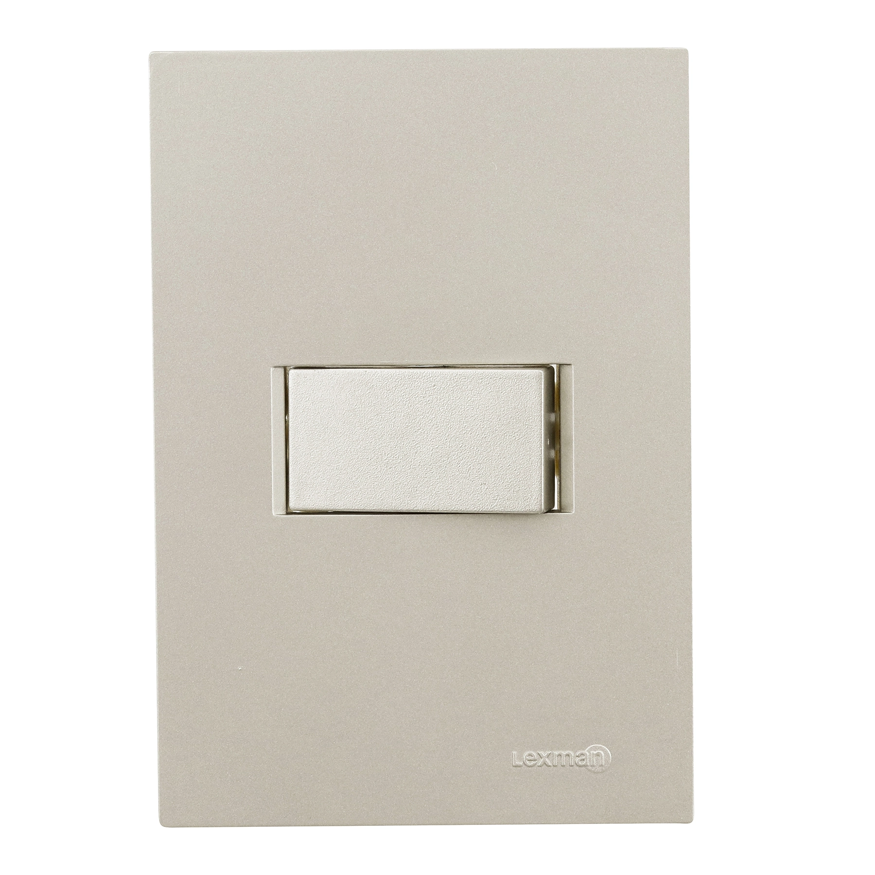 Conjunto Interruptor Paralelo com Suporte 4x2 ABS Titanium Madrid Lexman