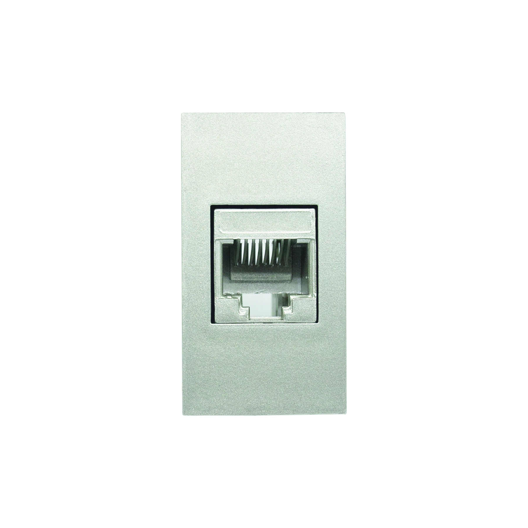 Módulo com 1 Tomada RJ45 Titanium Madrid Lexman