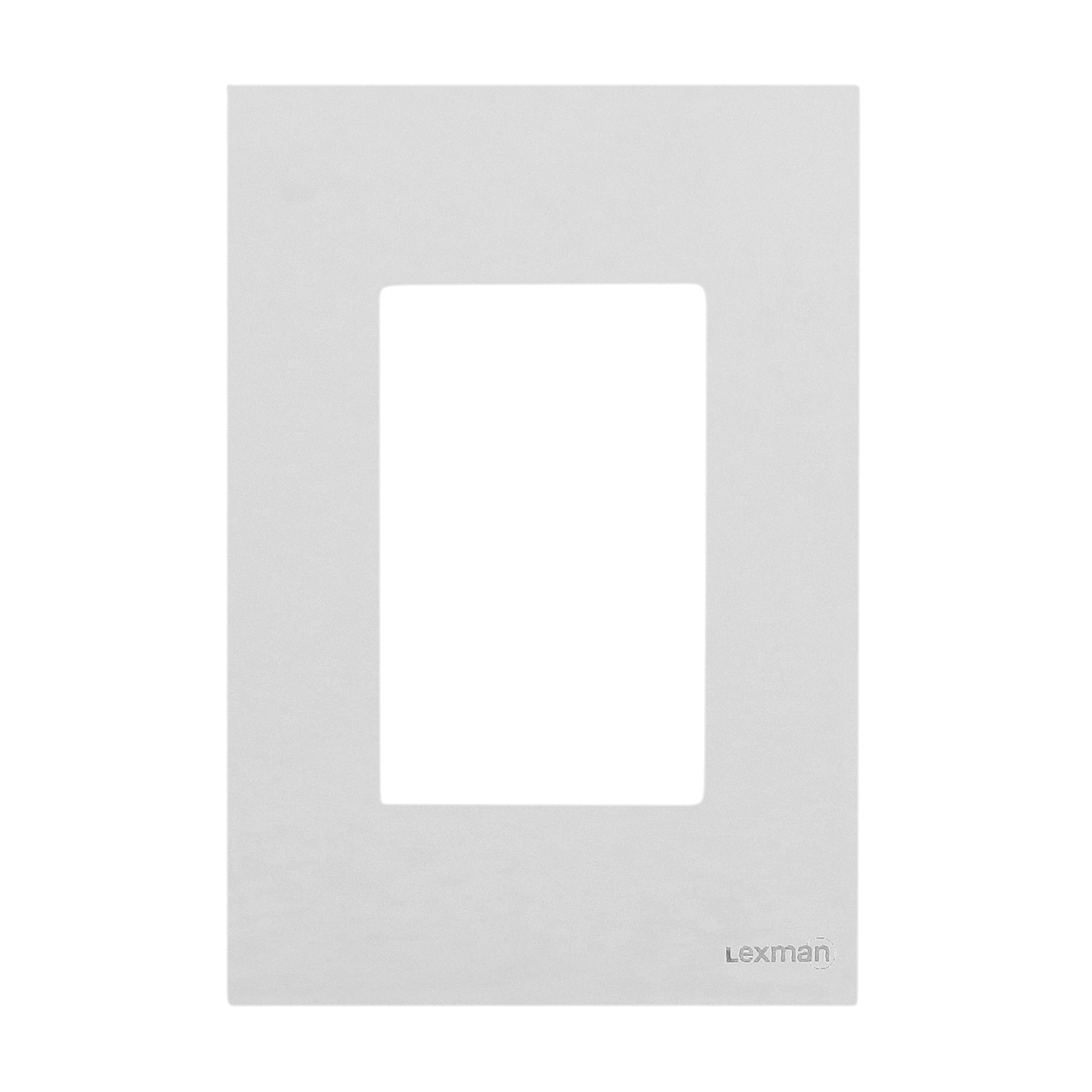 Placa 4x2 para 3 Módulos Acrílico Espelhado Madrid Lexman