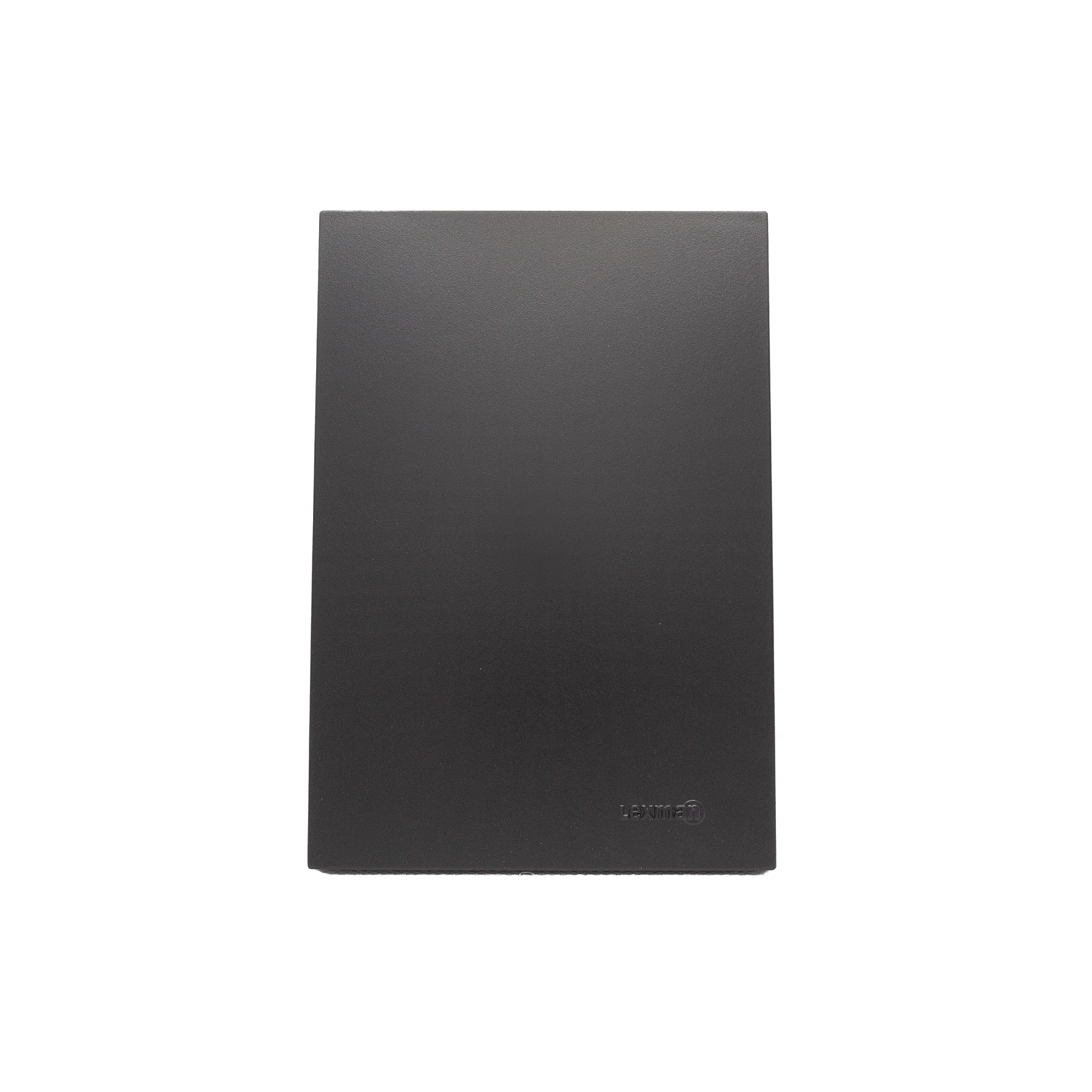 Placa Cega com Suporte 4x2 Cega Preto Fosco Madrid Lexman