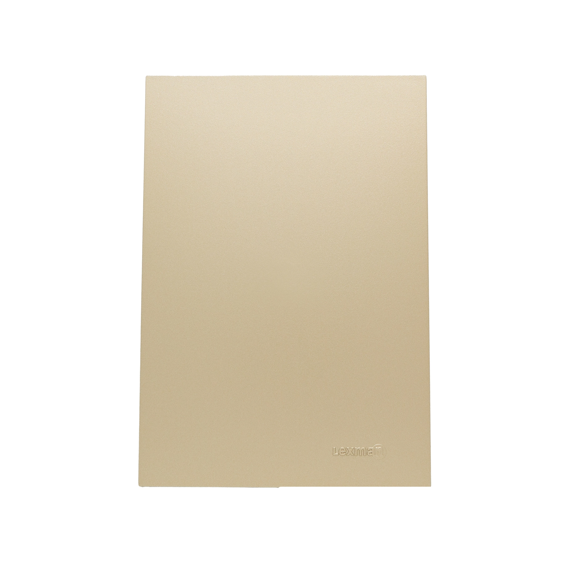 Placa Cega com Suporte 4x2 Cega Dourado Madrid Lexman