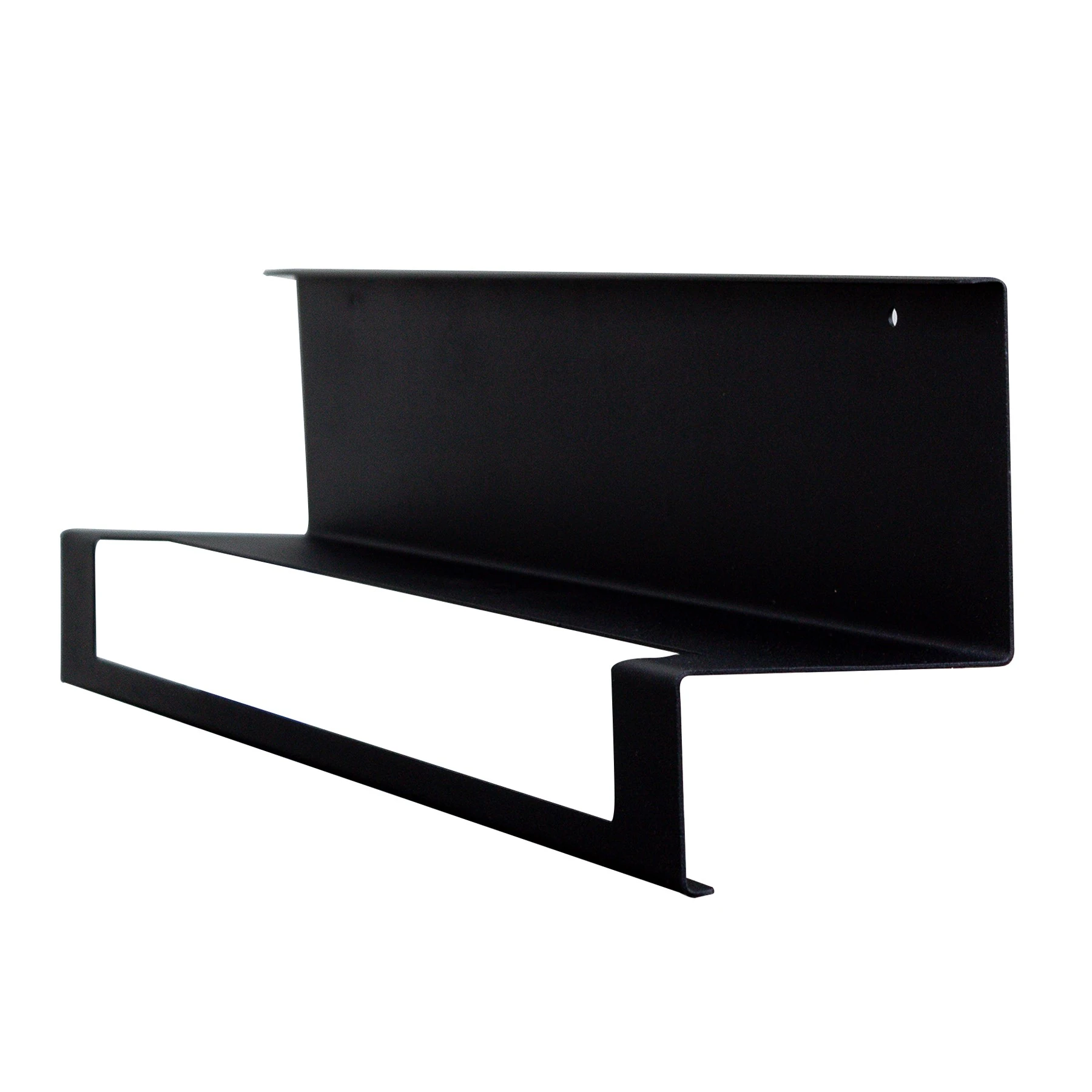 Porta Toalha de Parede Metal Preto 65cm Trend Dicompel