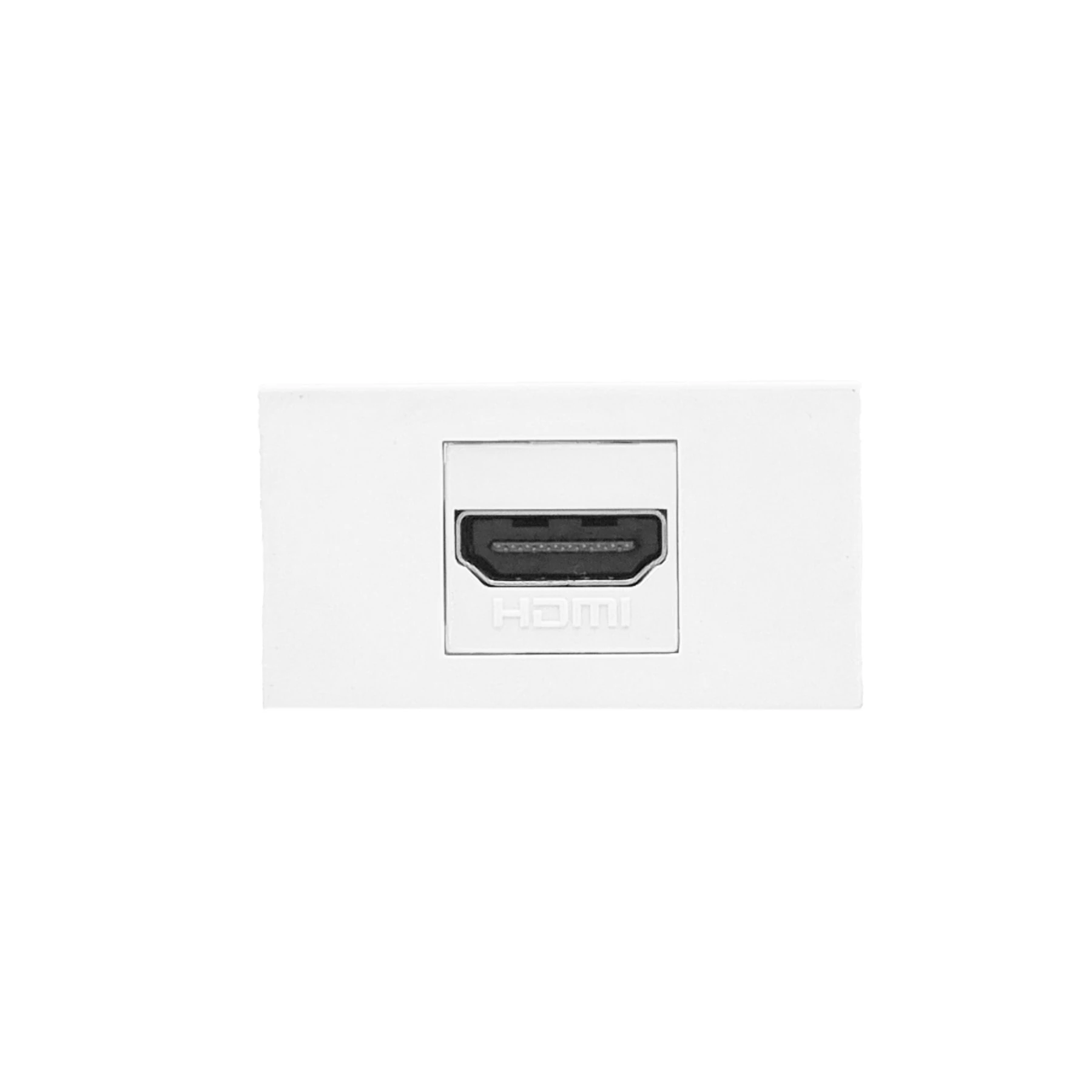 Módulo de Tomada HDMI Branco Brilhante Madrid Lexman