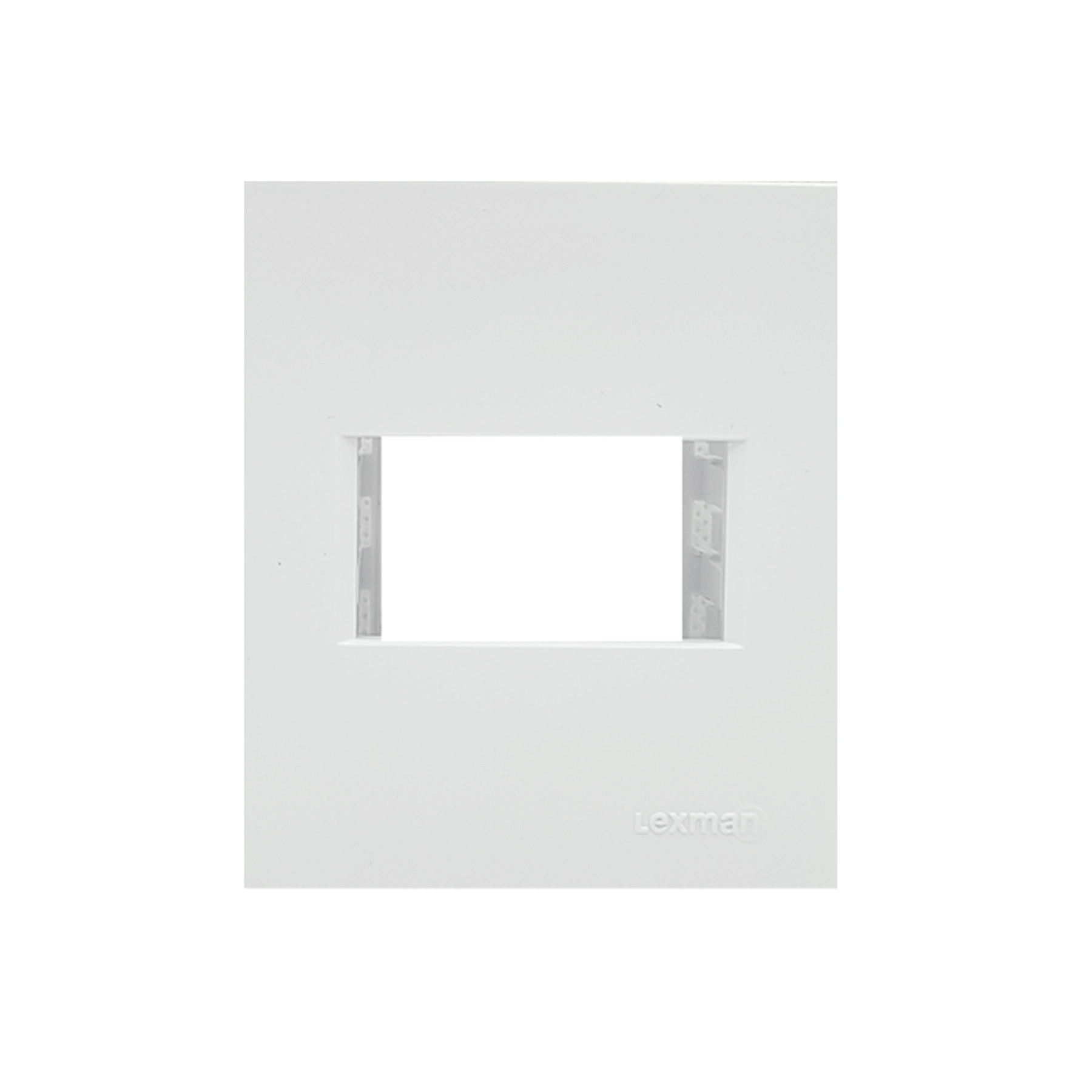 Placa Sistema X 2x2 Branco 1 Módulos Madrid Lexman
