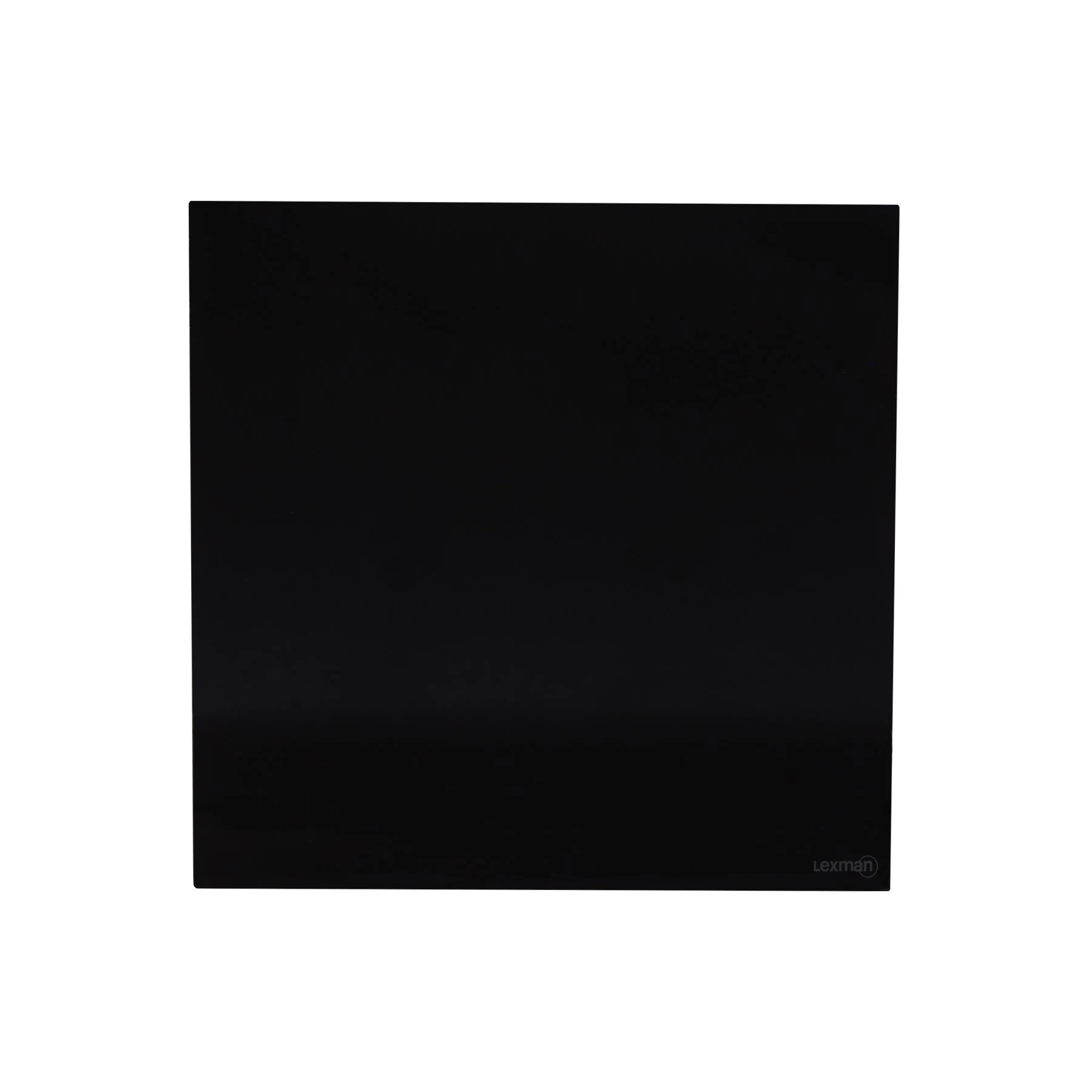 Placa Cega com Suporte 4x4 Preto Fosco Madrid Lexman