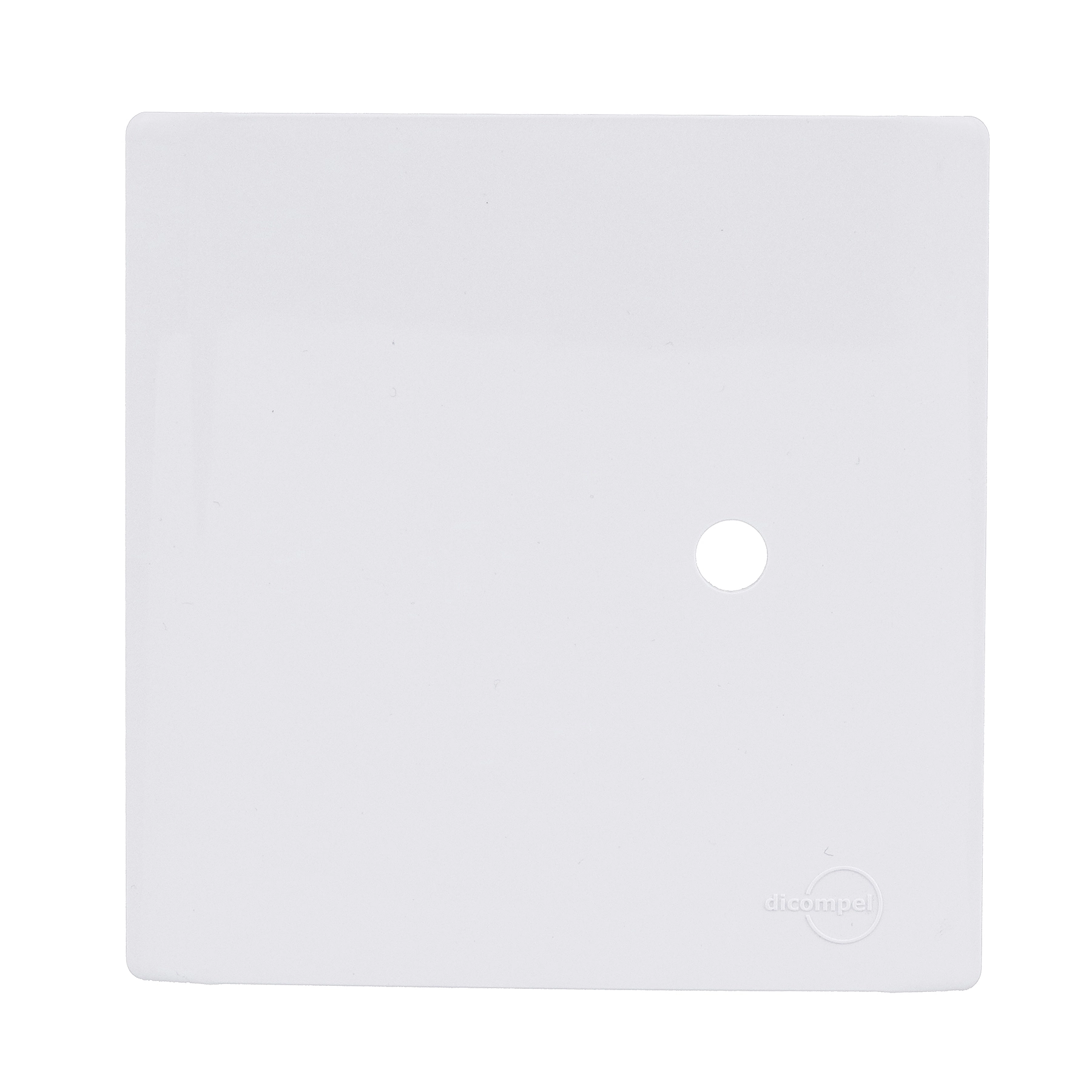 Placa com Furo 4X4 Branco Novara Dicompel