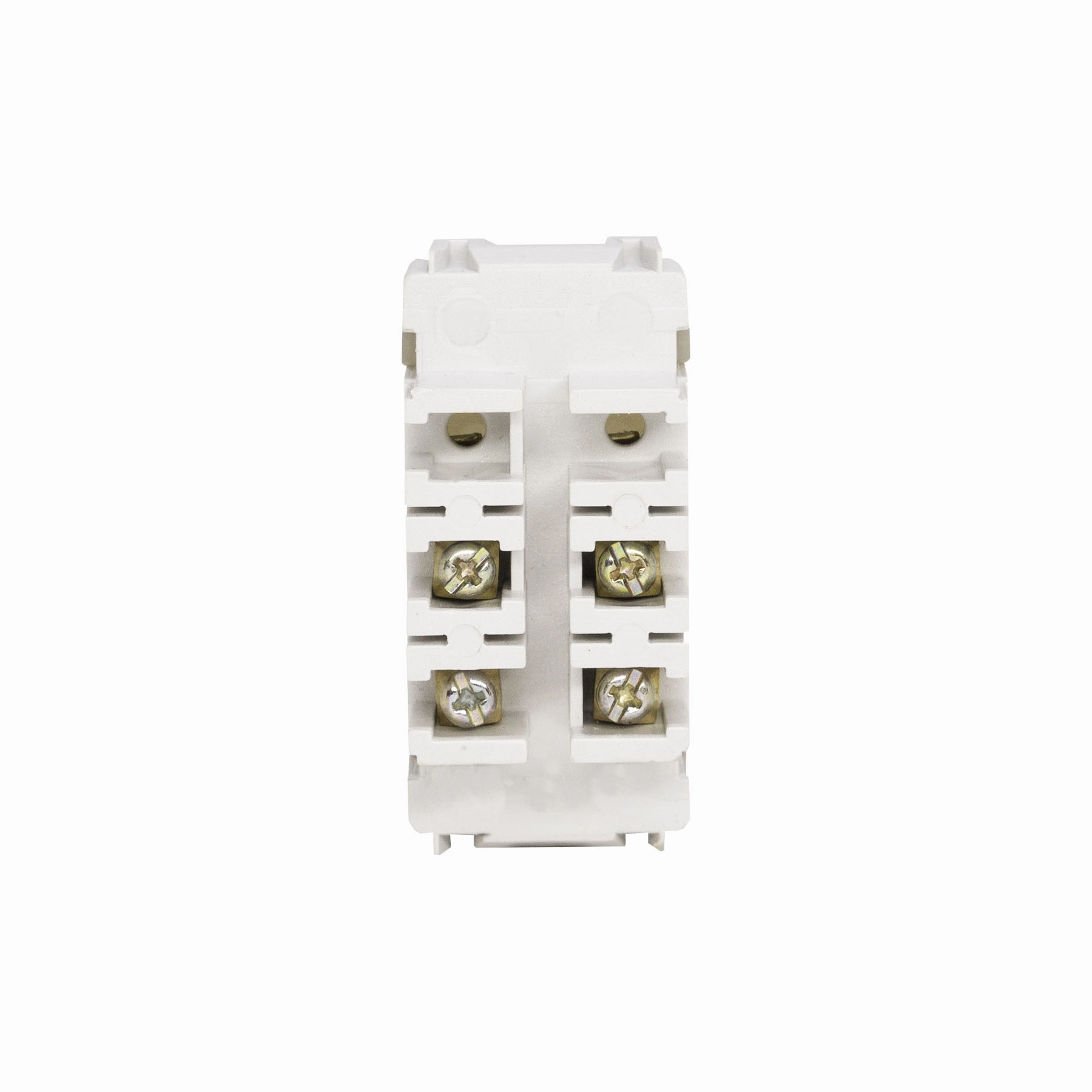 Módulo de Interruptor Bipolar Simples Branco Novara