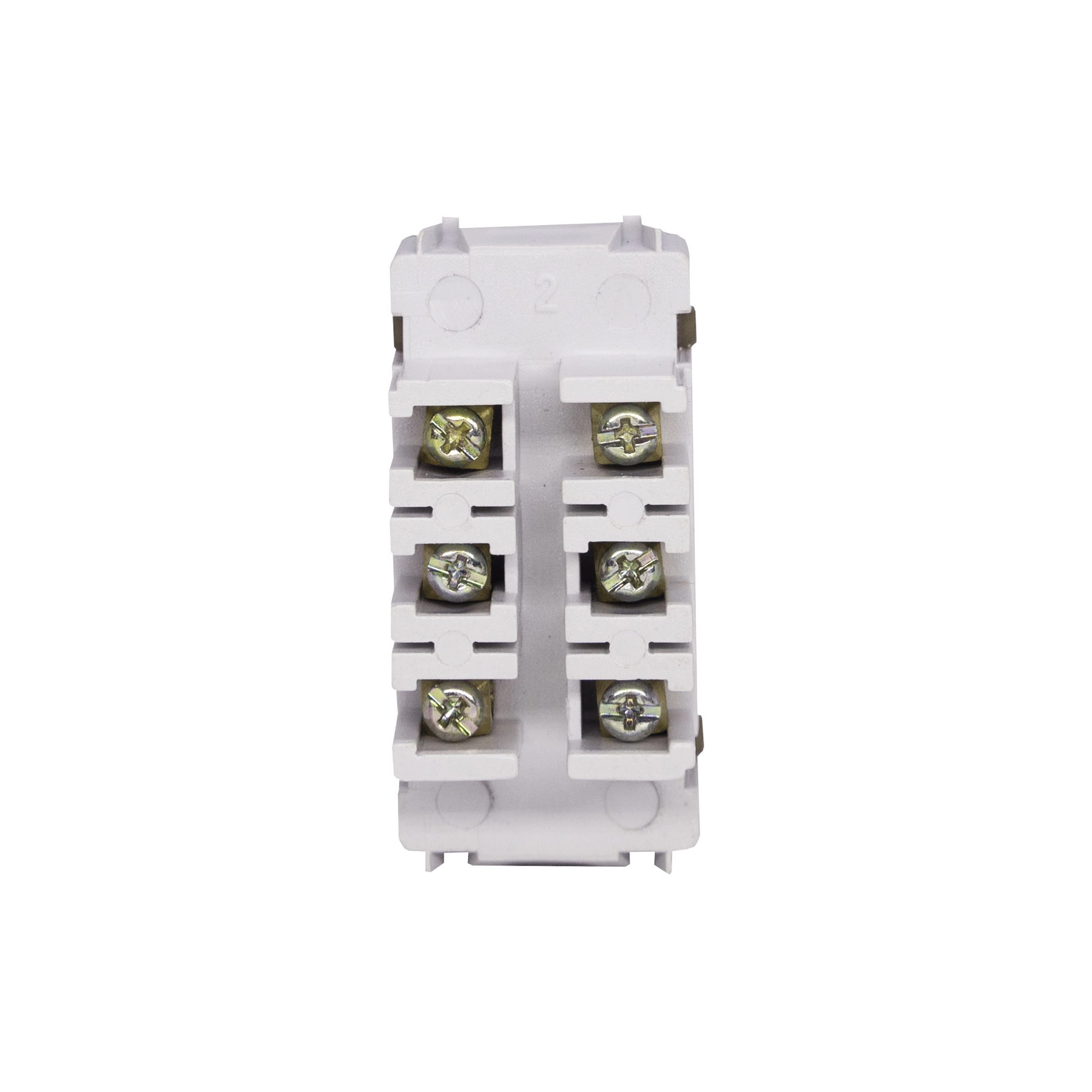 Módulo de Interruptor Bipolar Paralelo Branco Novara
