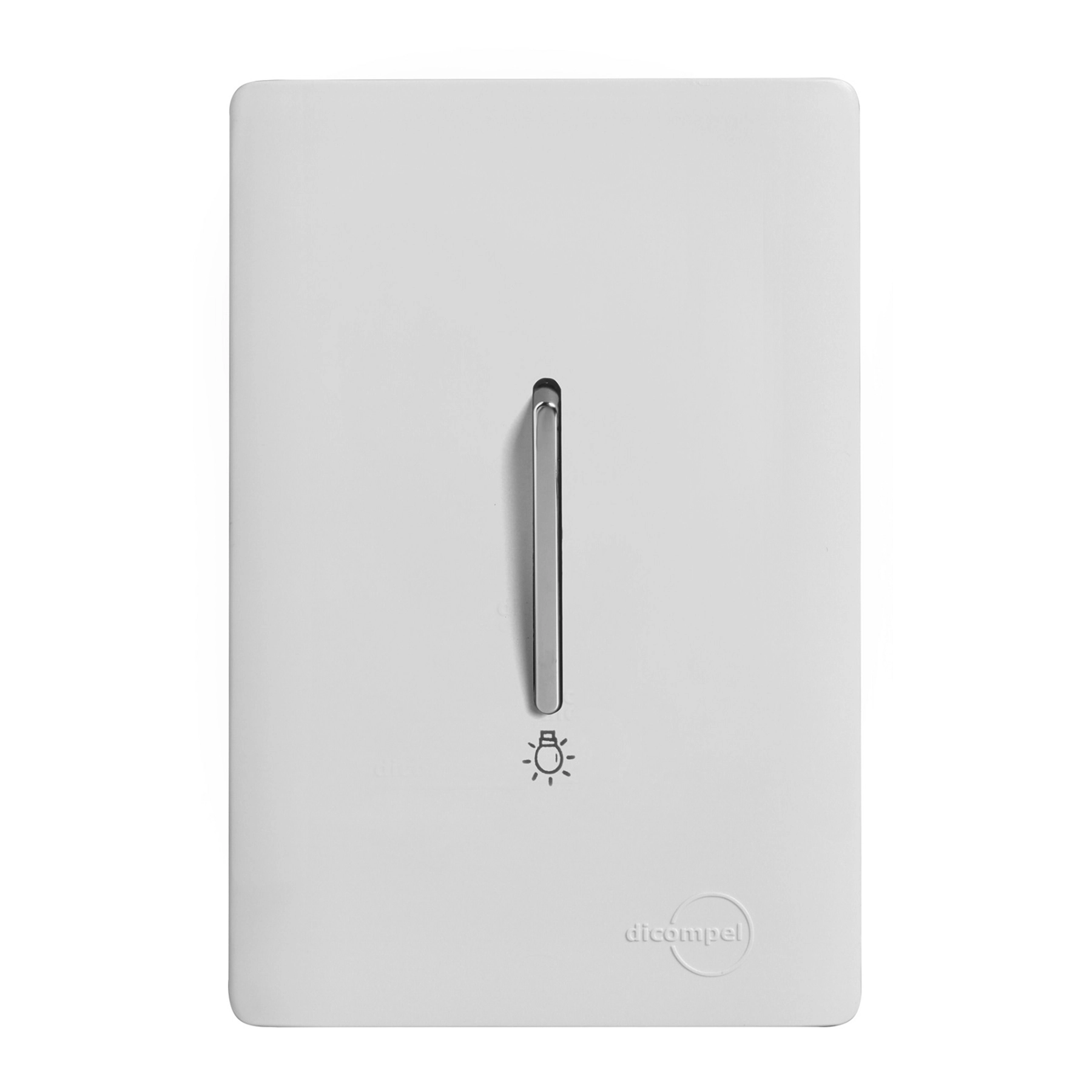 Conjunto Pulsador para Minuteria Cromado 4x2 Branco Dicompel