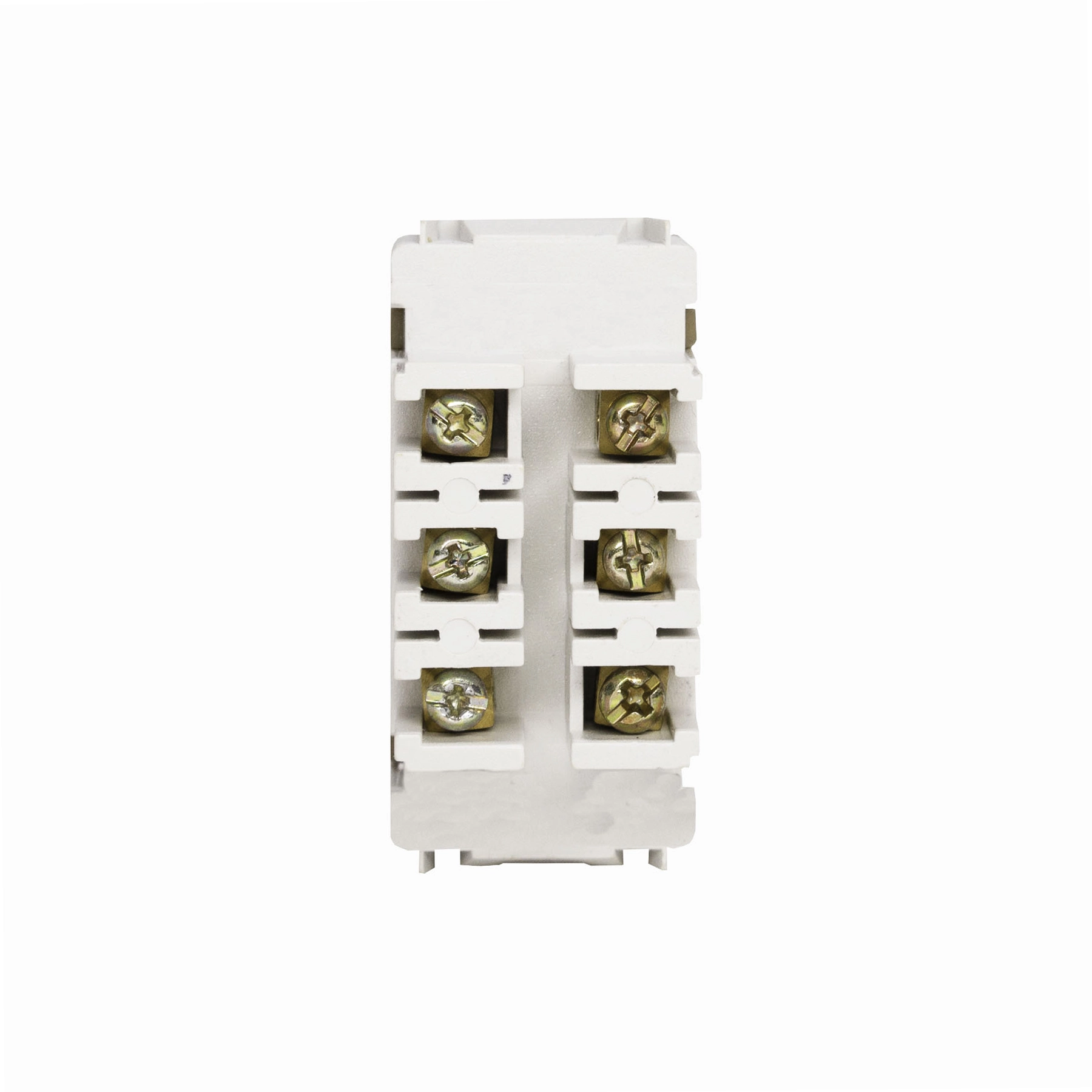 Módulo de Interruptor Bipolar Paralelo Cromado Novara