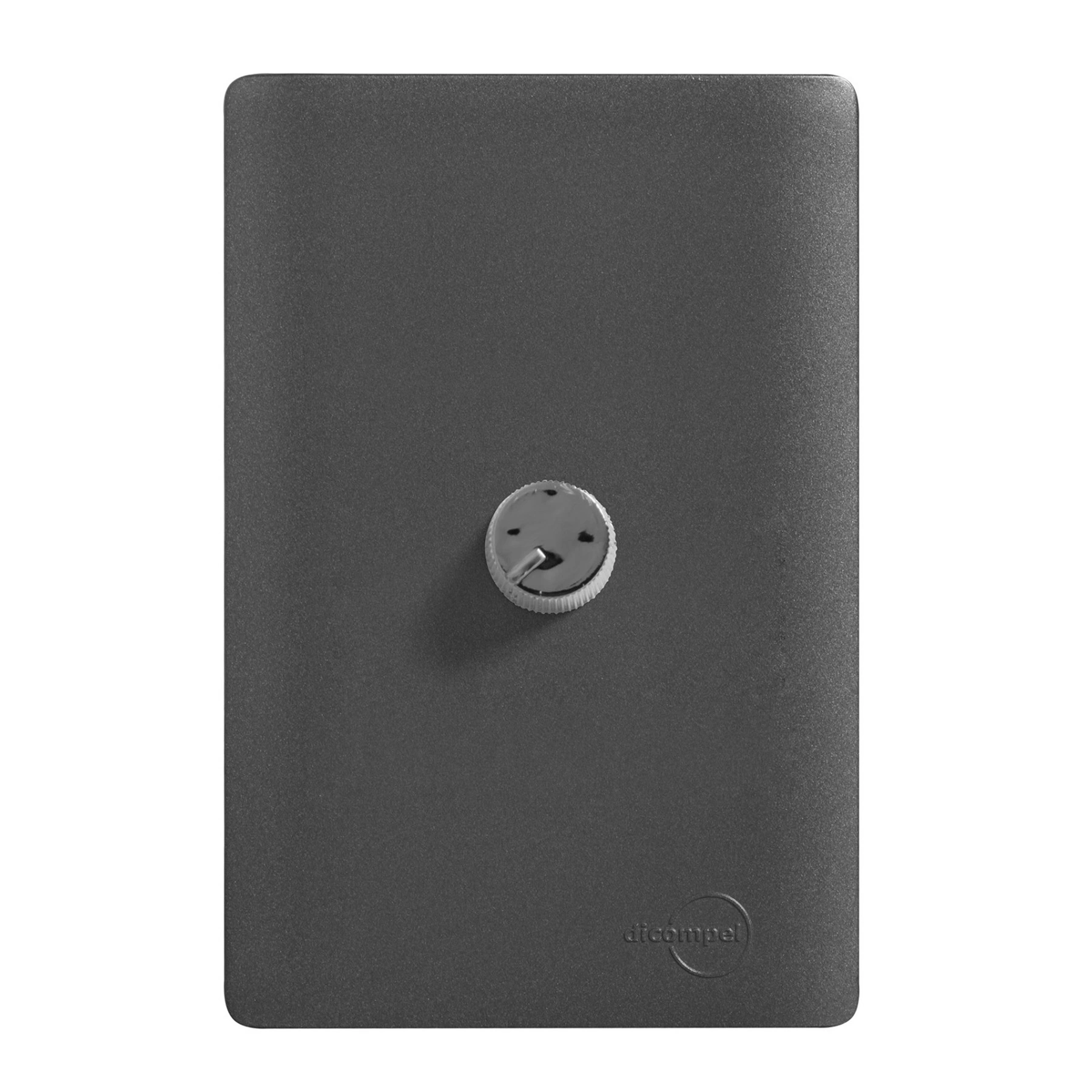 Dimmer Rotativo 1A 220V 400W 4x2 Preto Grafite Dicompel
