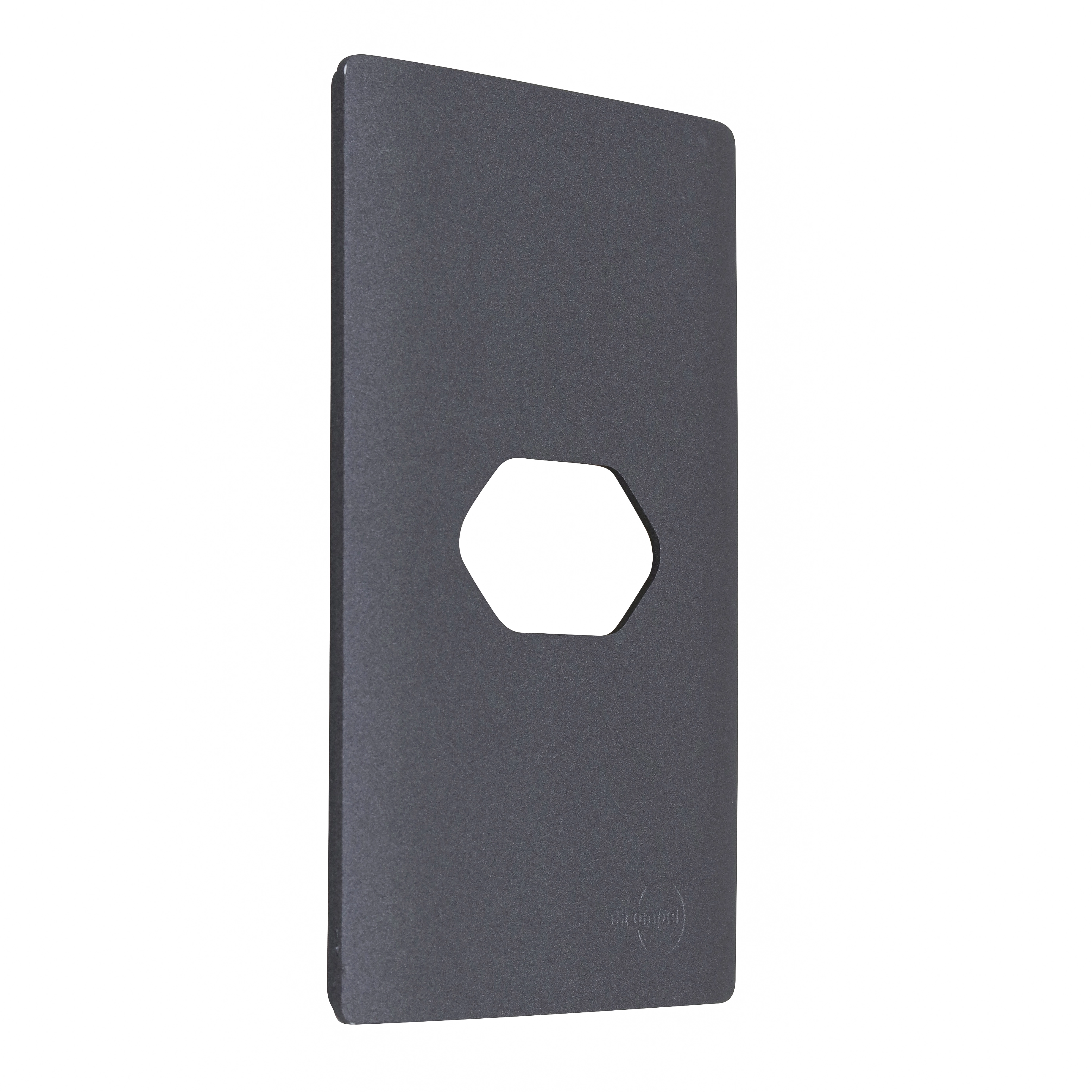 Placa 4x2 para Tomada 2P+T Horizontal Preto Novara Dicompel