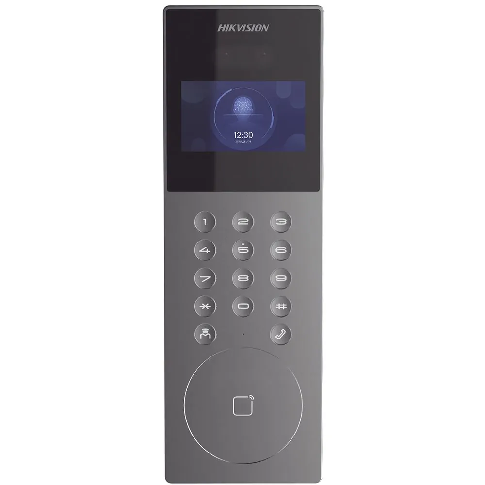 Interfone Com Reconhecimento Facial Hikvision Ds-kd9203-e6