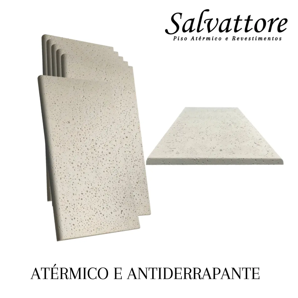 Borda Atérmica E Antiderrapante 50x25x1,5cm BRANCO - KIT C/8 unidades