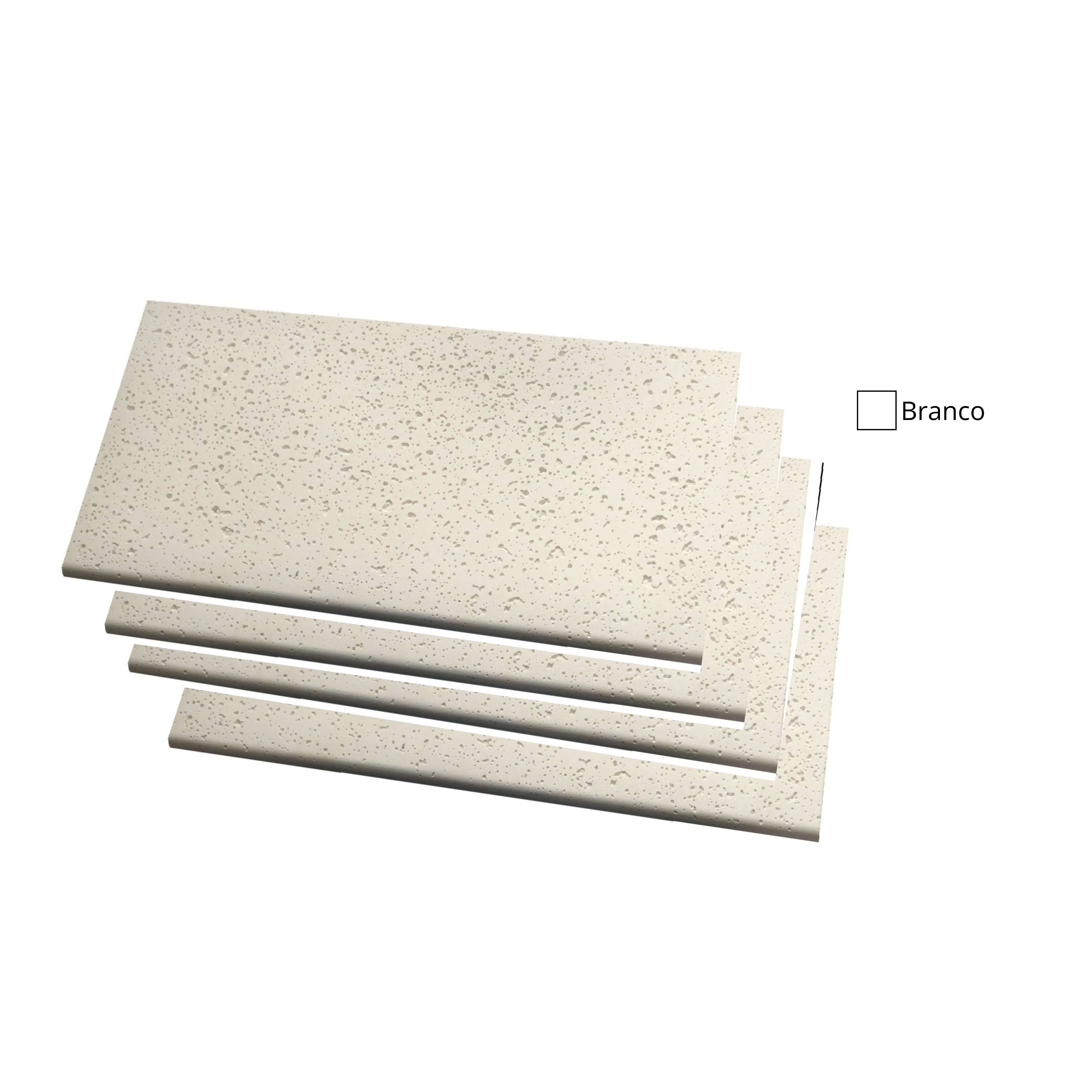 Kit C/8 Borda Piscina Atérmica 50x25x1,5 BRANCO