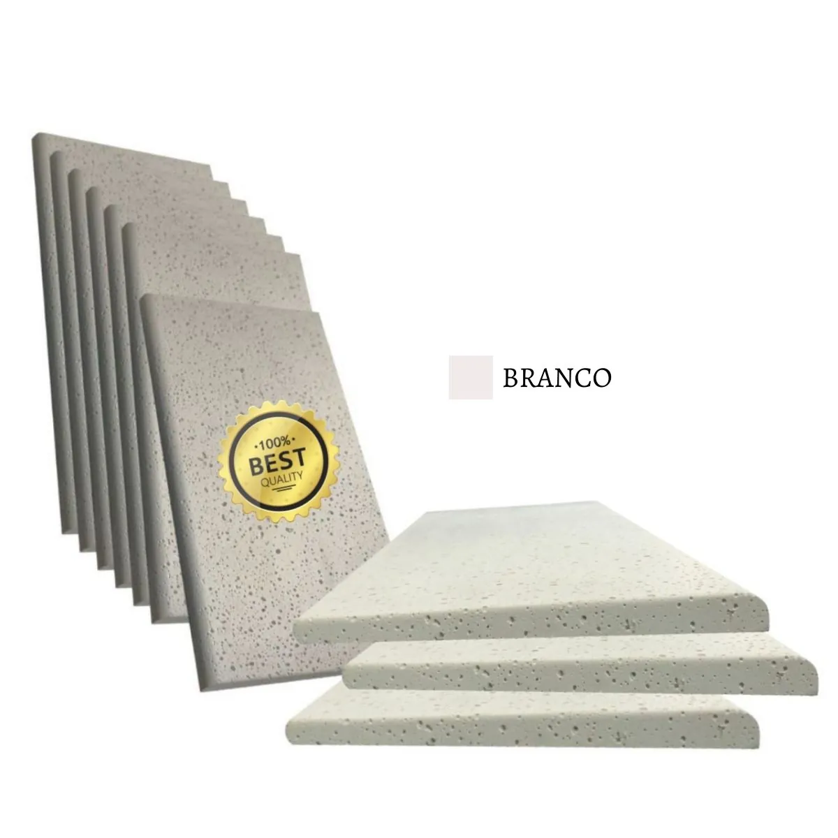 Borda Atérmica P/ Piscina Pp 50x25x(2,3/1,5)cm - Kit 10 Pçs