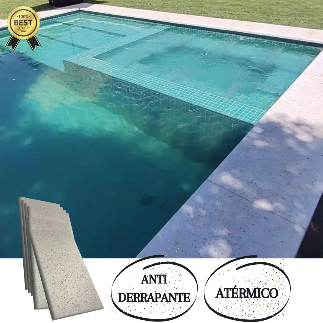 Borda Para Piscina 50x25x1,5 (atérmica) - Kit C/40 Un. Bra