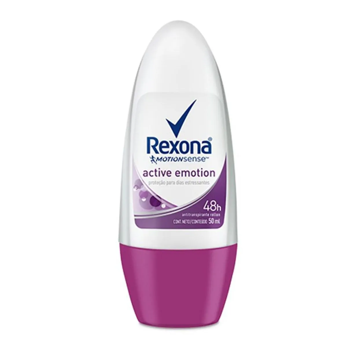 Desodorante Antitranspirante Rexona Feminino Roll On Active Emotion 50ml