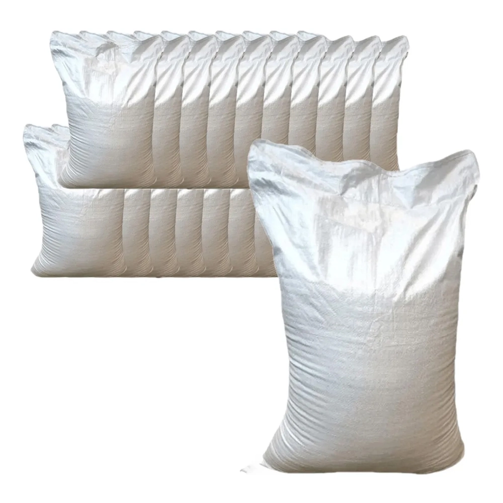 Kit 20 Saco Ráfia Entulho Construção Reciclagem 80x45cm 25kg