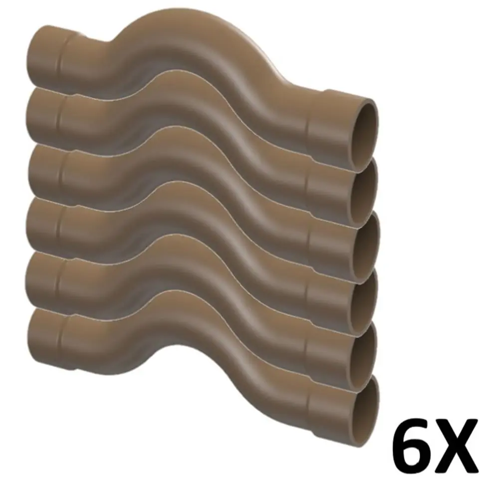 Kit 6 Curva De Transposição Soldável 3/4 (25mm) Tigre
