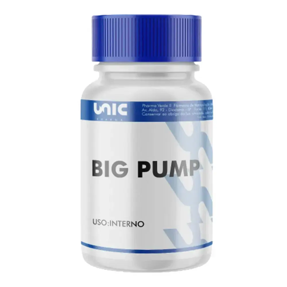 Big Pump - Composto Auxiliar Vasodilatador 30 Doses