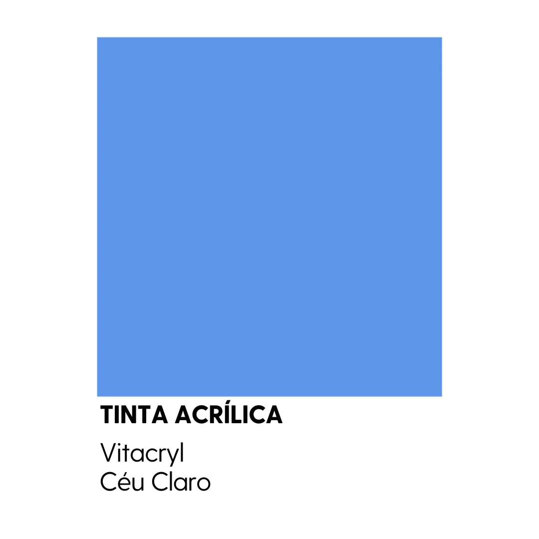 Tinta Emborrachada Acetinada Azuis - Céu Claro - 3 6 Lts