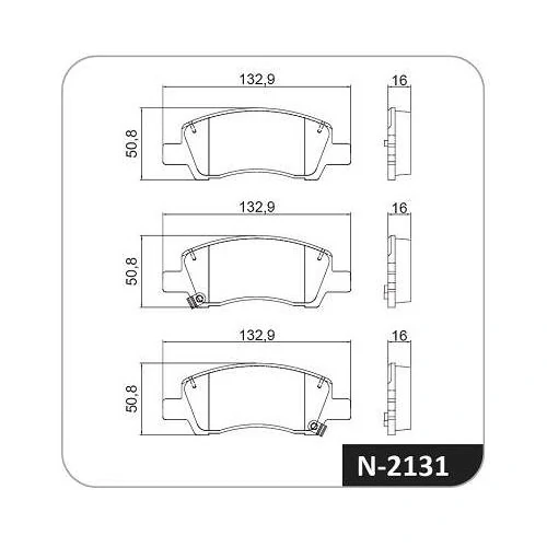 Pastilha de Freio Dianteira HYUNDAI HB20 - COBREQ N2131