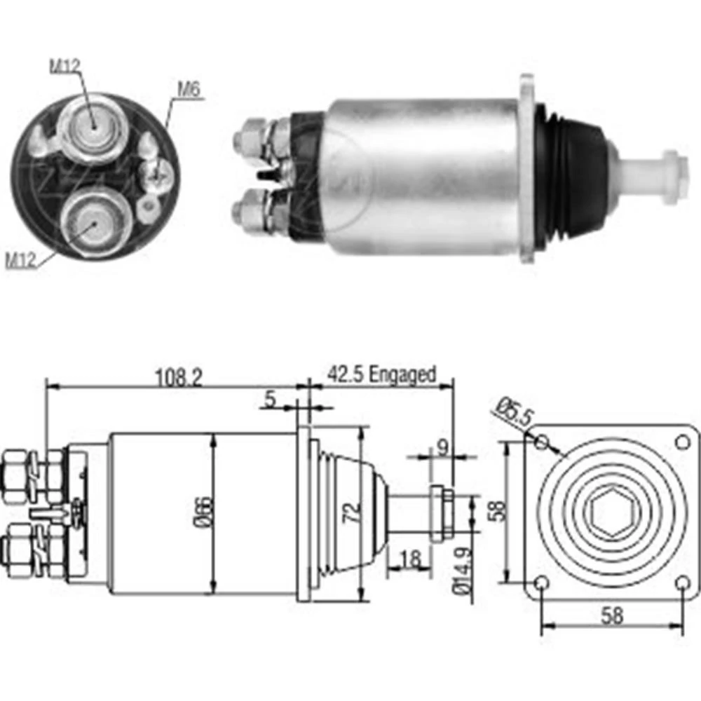 Automático de Partida - ZM ZM832
