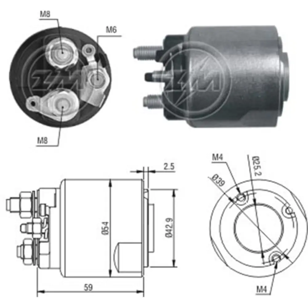 Automático de Partida Sistema Valeo - ZM ZM494