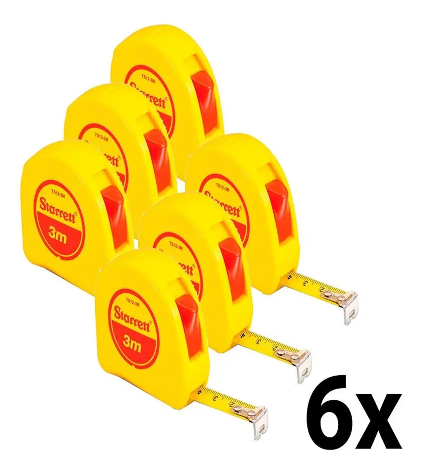 Kit 6 Trena 3metros - 10 Starret