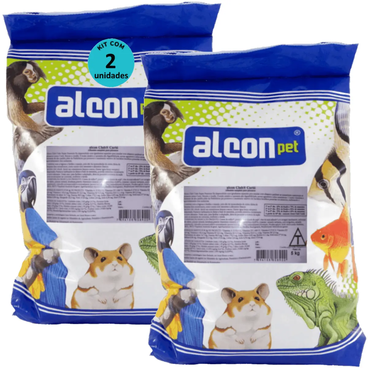 Alcon Club Curió Bicudo Azulão 5kg Kit Com 2 Unidades