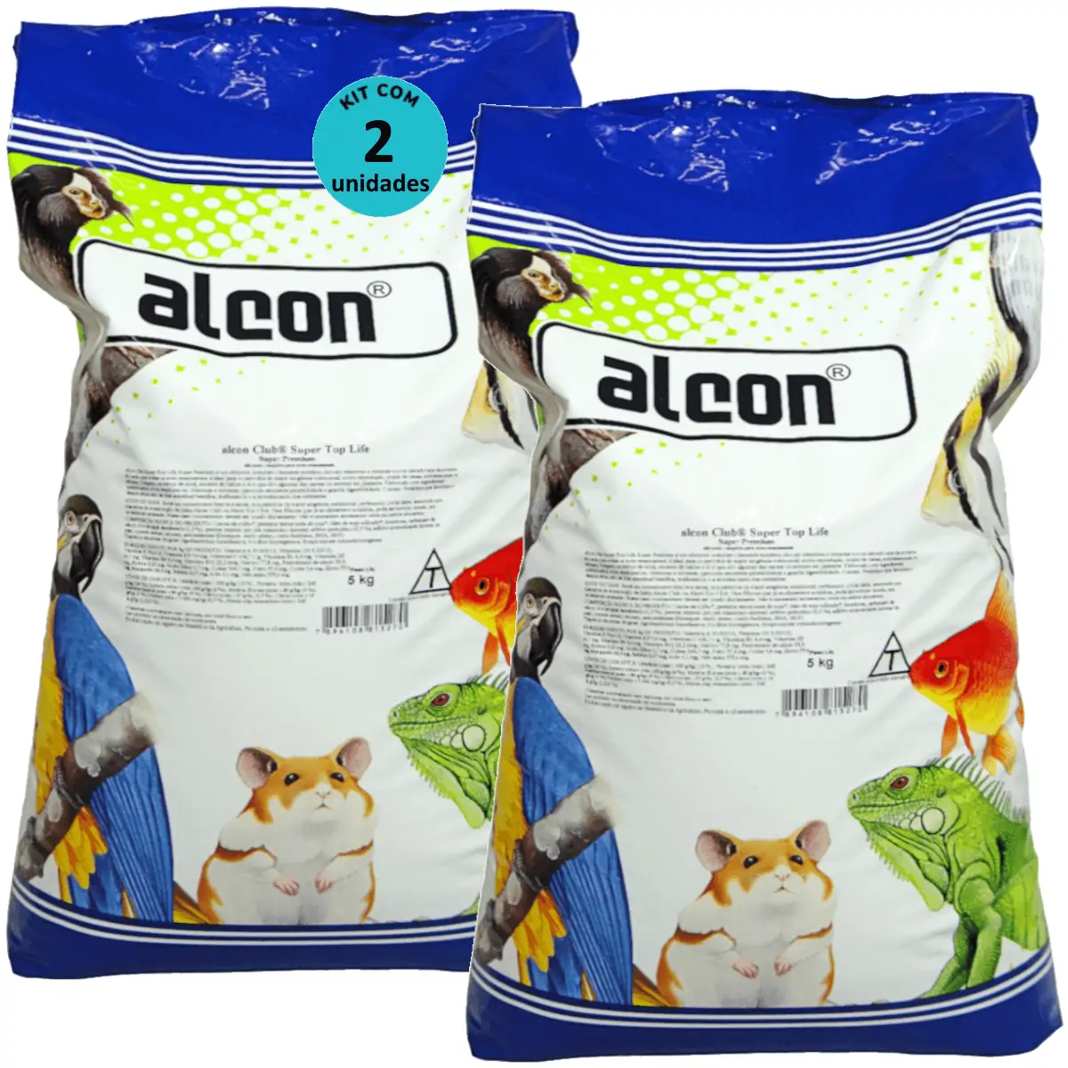 Alcon Club Super Top Life 5kg Super Premium Kit com 2