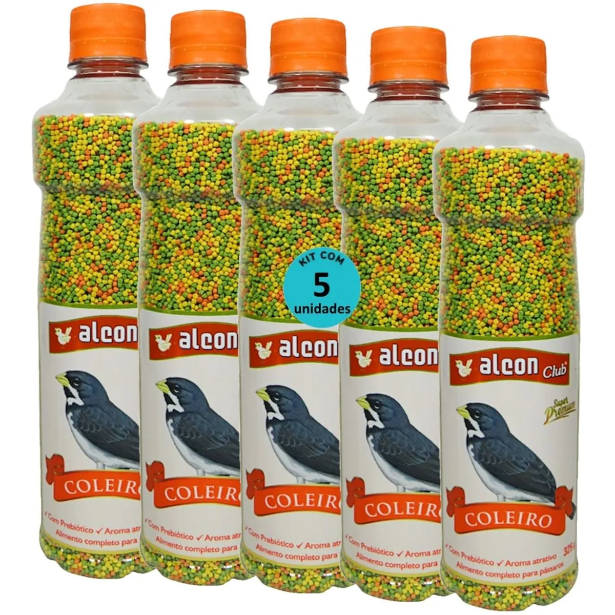 ALCON CLUB COLEIRO 325G SUPER PREMIUM KIT COM 5