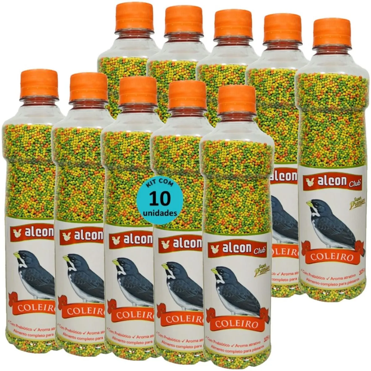 ALCON CLUB COLEIRO 325G SUPER PREMIUM KIT COM 10