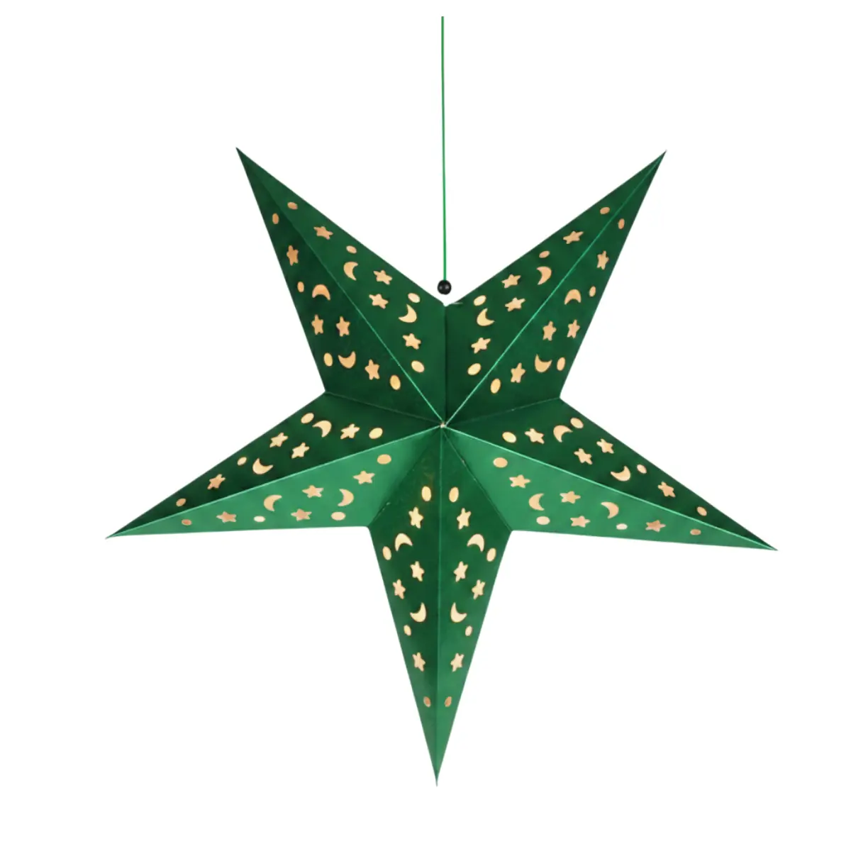 Estrela Papel Vazada 35cm Vrd 78446