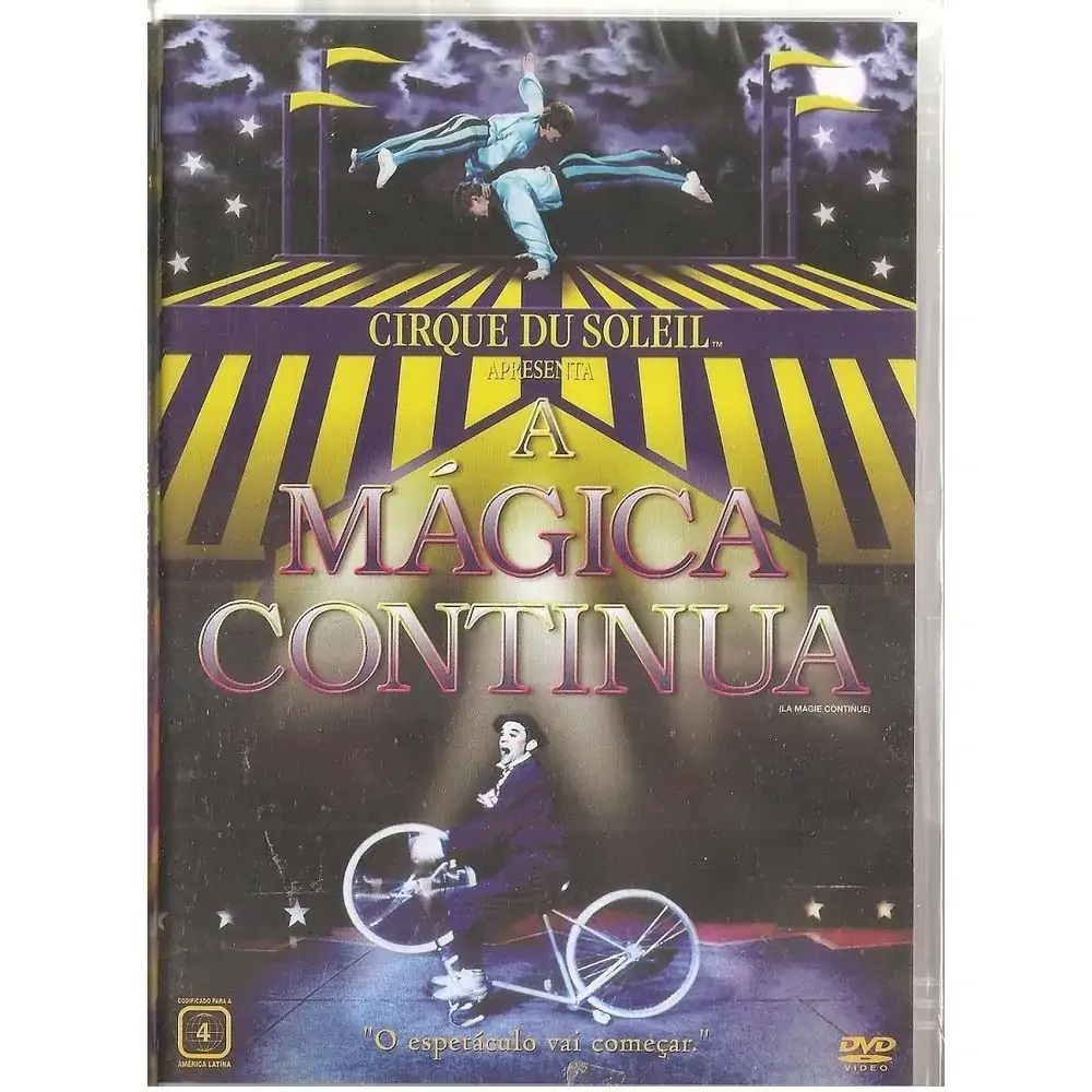 Dvd Cirque Du Soleil A Magica Continua