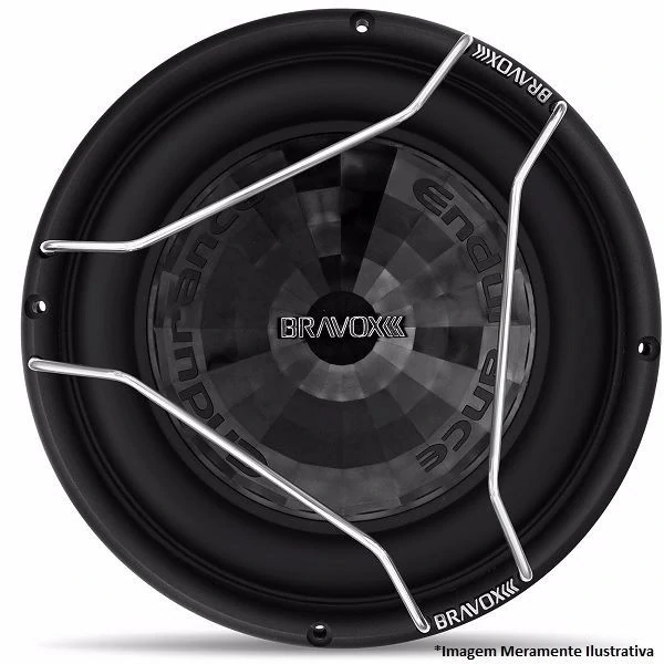 Subwoofer Endurance E2KD4 12 Pol. 800W Rms 4+4 OHMS Bobina Dupla - BRAVOX 97011092