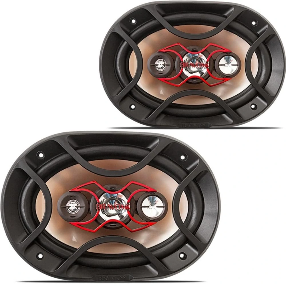 Alto-Falante Quadriaxial B4X69X 6X9 Pol. 70W Rms - BRAVOX 96057072