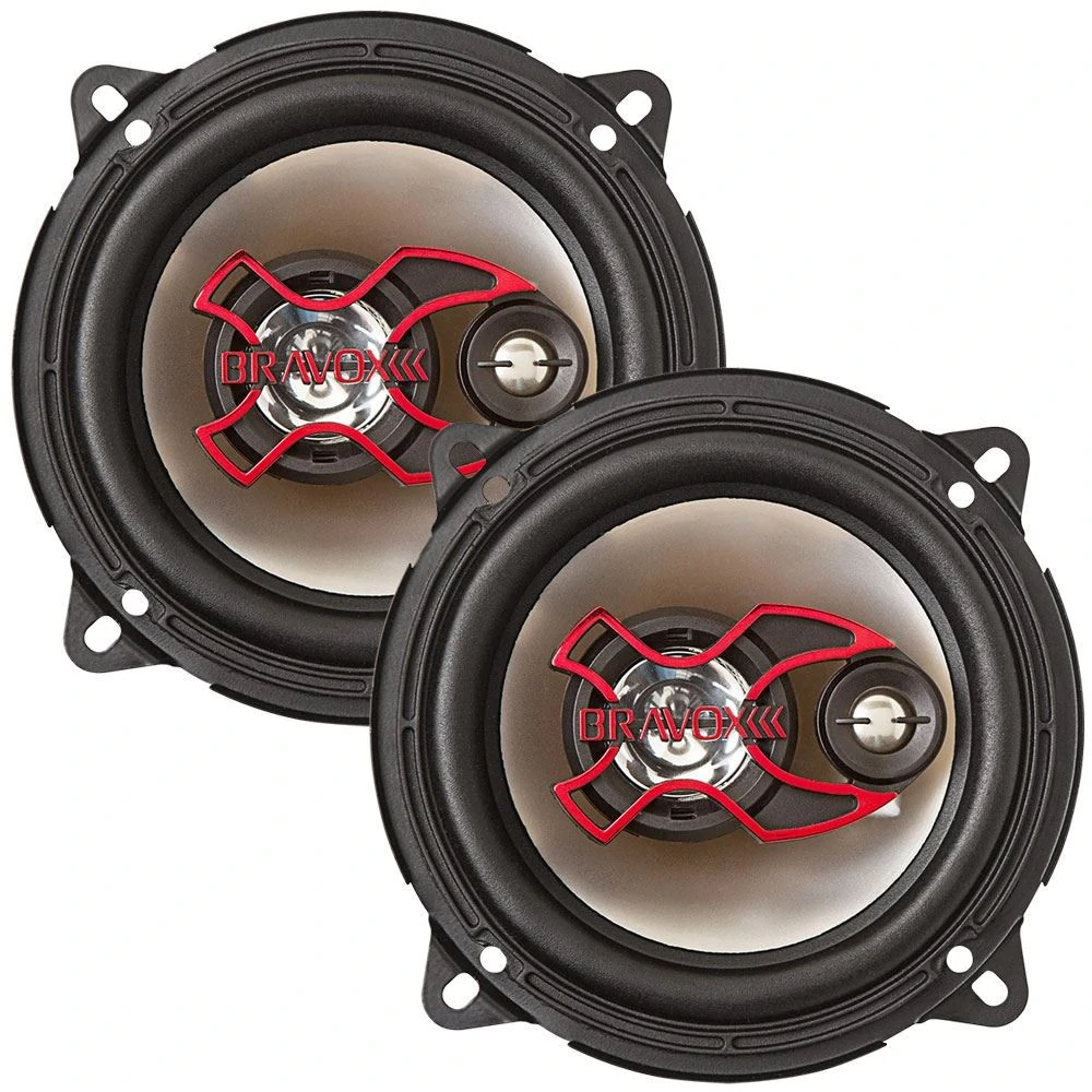 Alto-Falante Triaxial X 5 Pol. 100W Rms Total Universal - BRAVOX 96073048