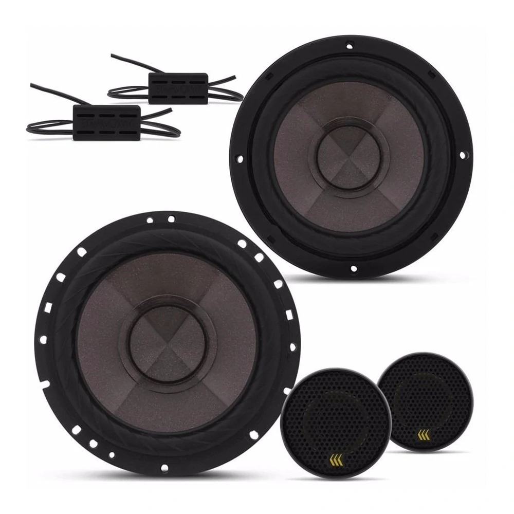 Kit Alto-Falante 6 Pol. 2 Vias Premium Cs60p 60W Rms - BRAVOX 97071110